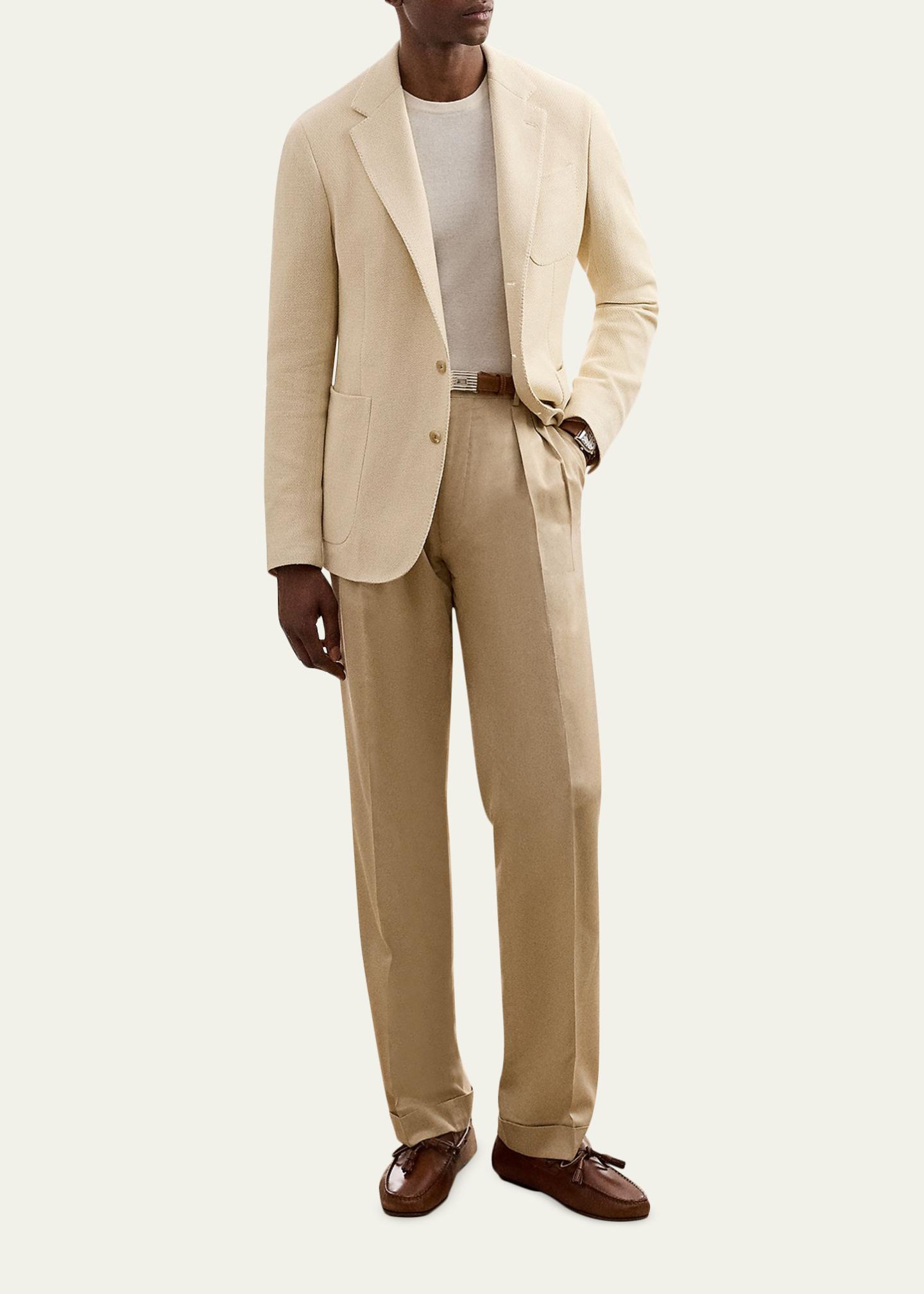 Ralph Lauren Purple Label Men's Cotton Panama Weave Single