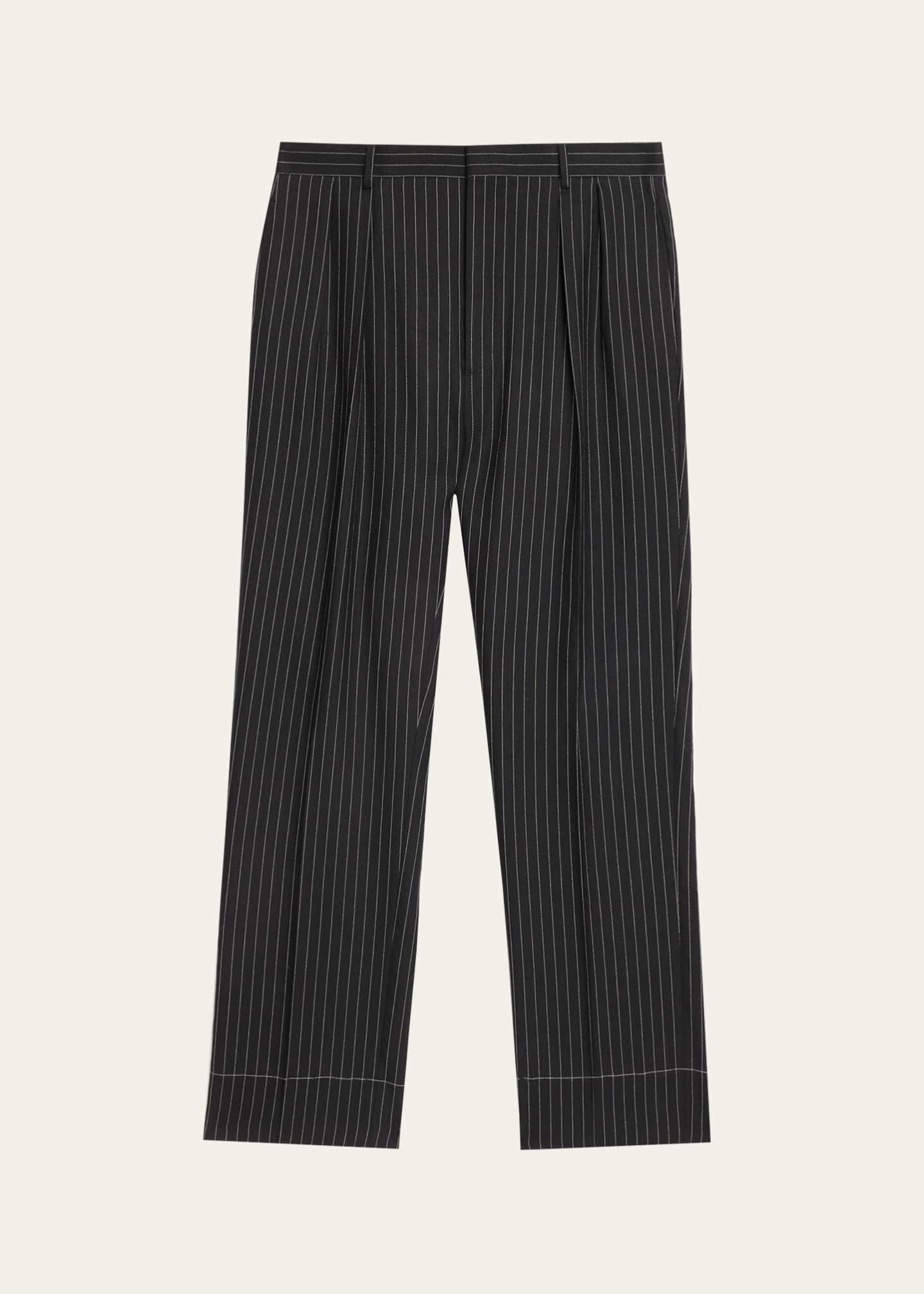 Ralph Lauren Purple Label Glenn Handmade Rope-Stripe Trouser