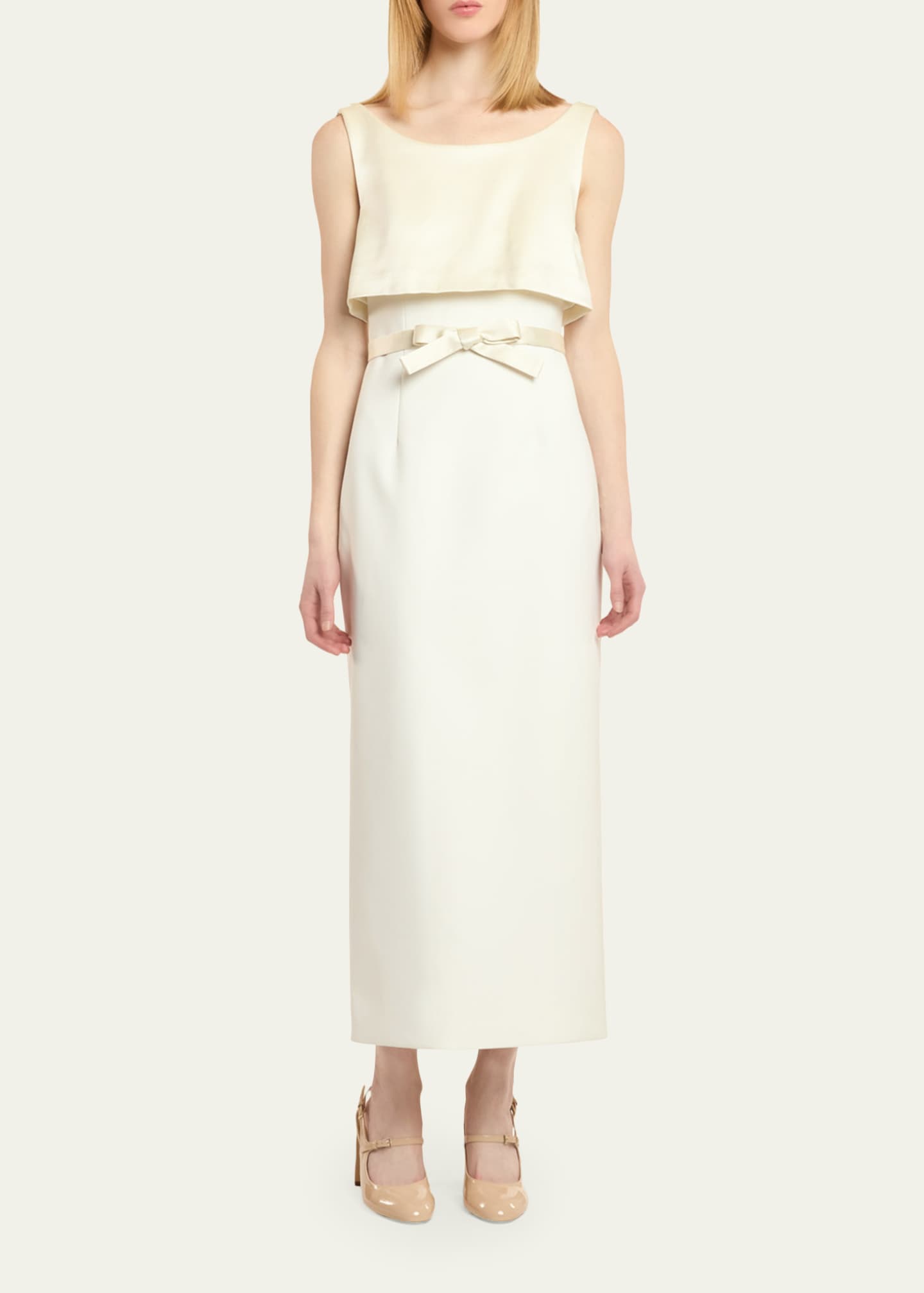 cinq a sept gold dress Cinq  Sept Women's Elise Tassel Trim Silk Dress In Gold