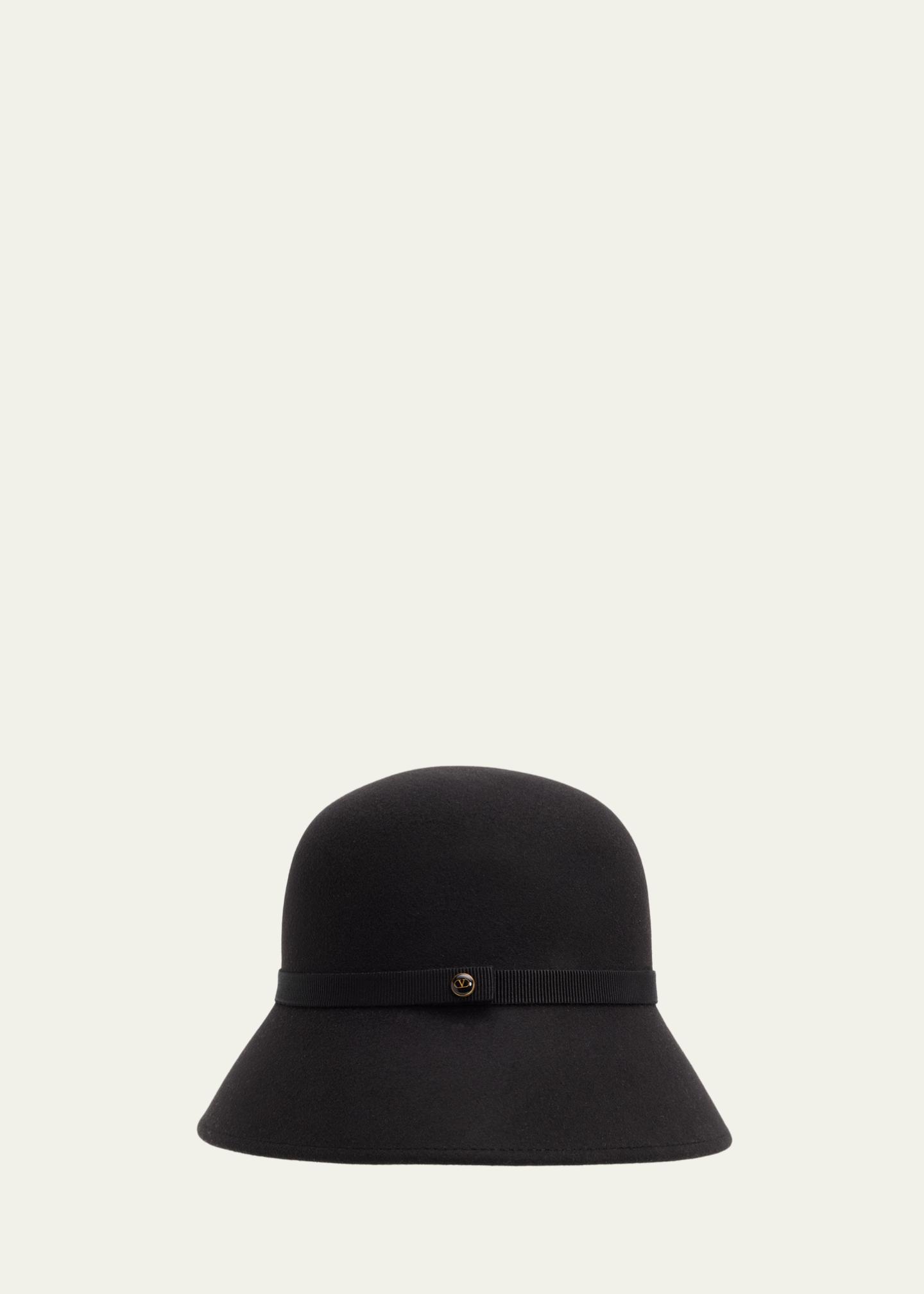 Valentino Garavani VLogo Signature Cloche Hat - Bergdorf Goodman
