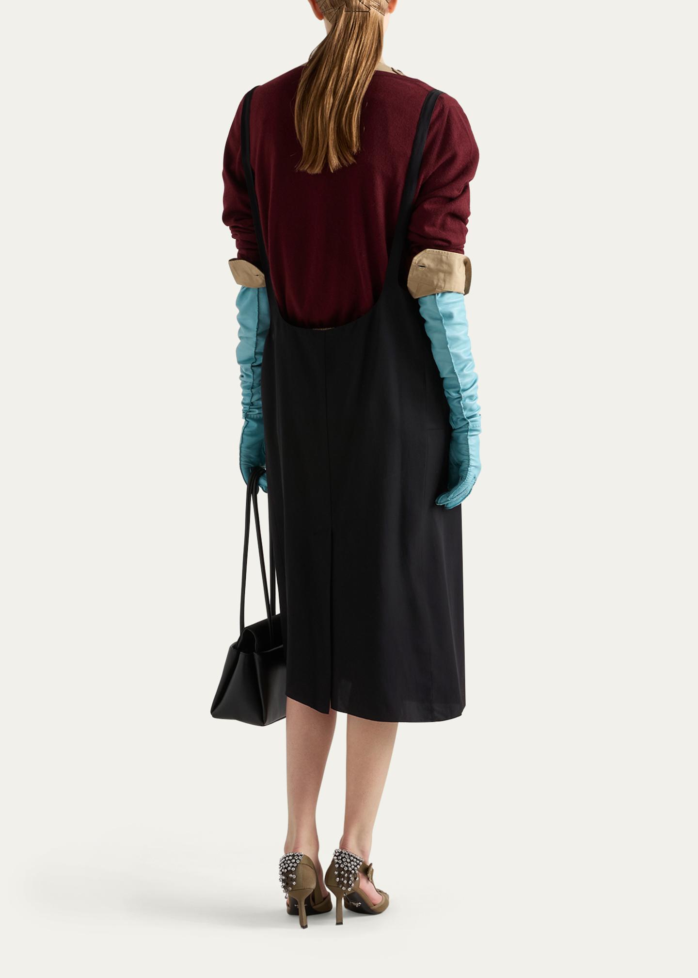 Prada Crepe Suspender Skirt - Bergdorf Goodman