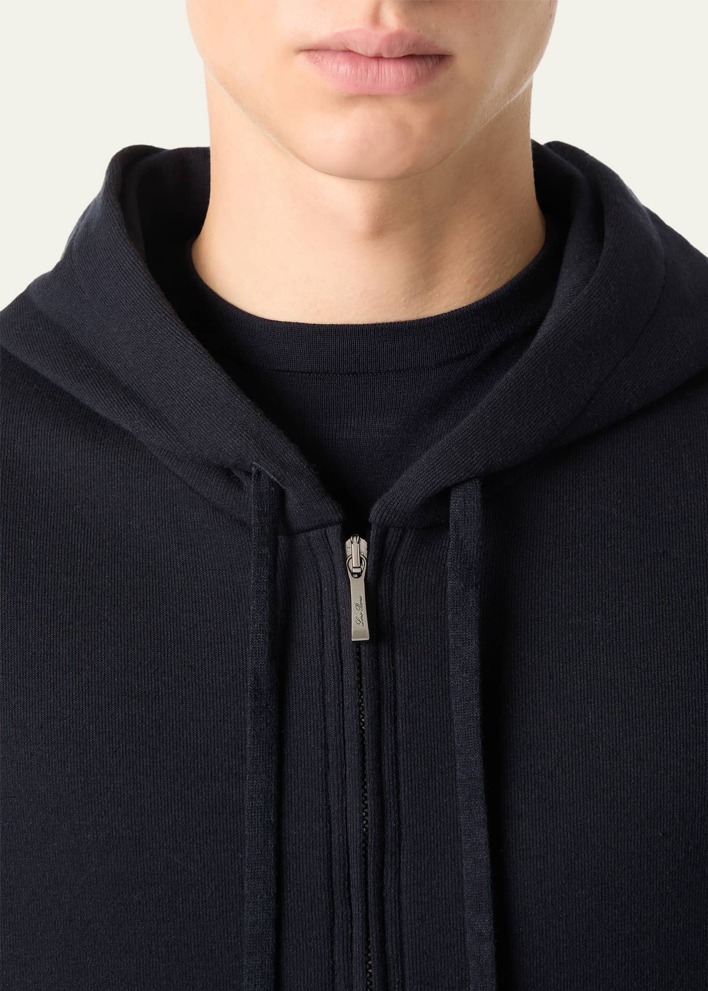 Loro Piana Men's Whitney Full-Zip Hoodie - Bergdorf Goodman