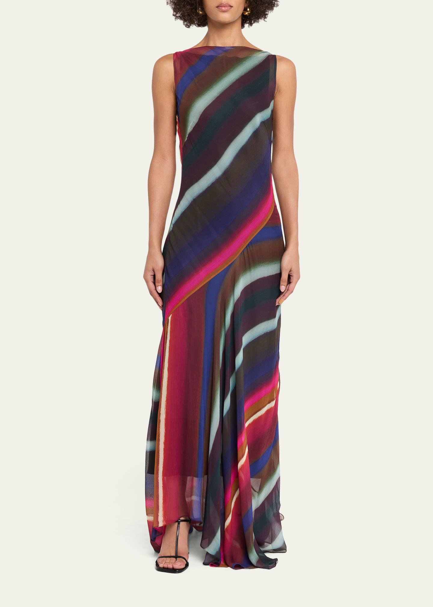 christopher john rogers maxi dress Christopher John Rogers Strapless Polka-dot Knitted Maxi Dress - Women - Black Dresses