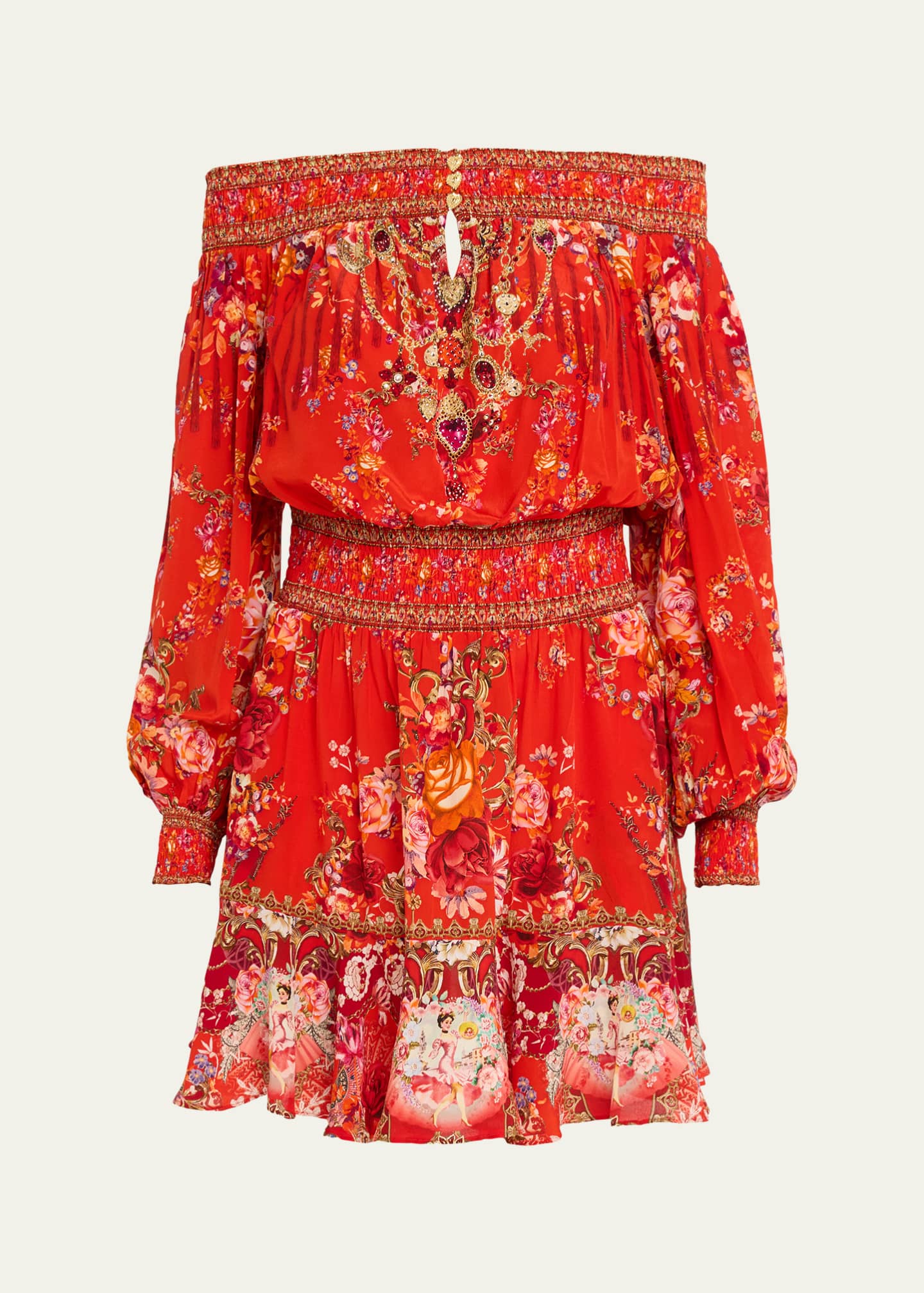 camilla red dress Off Shoulder Short Dress by Camilla 041300347
