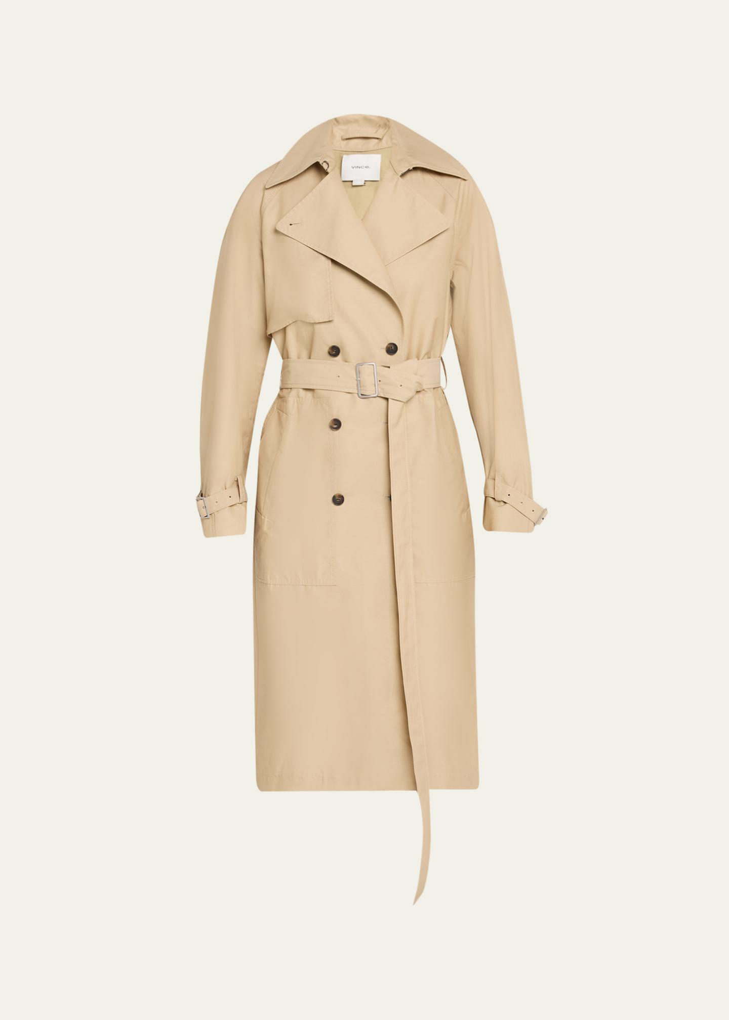 Vince Fine Twill Trench Coat - Bergdorf Goodman