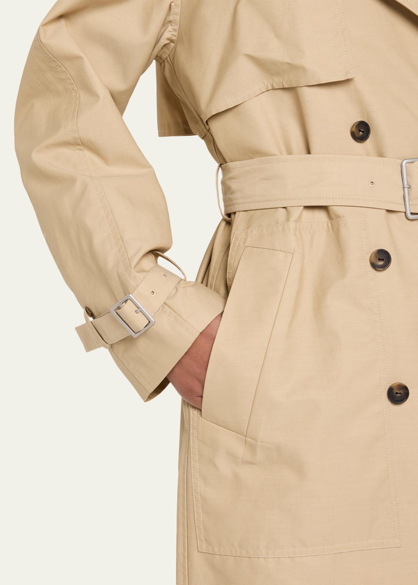 Vince Fine Twill Trench Coat - Bergdorf Goodman