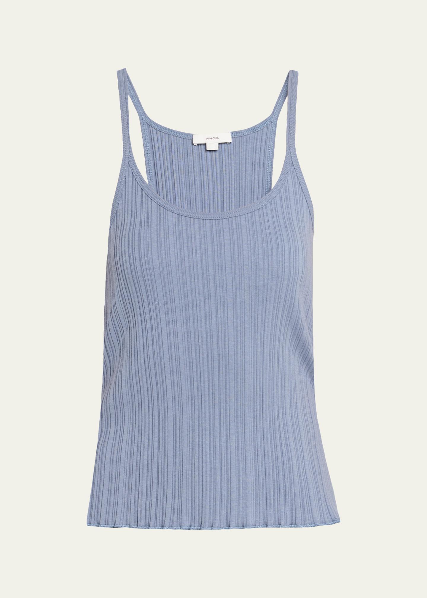 Vince Variegated Rib Tank Top - Bergdorf Goodman