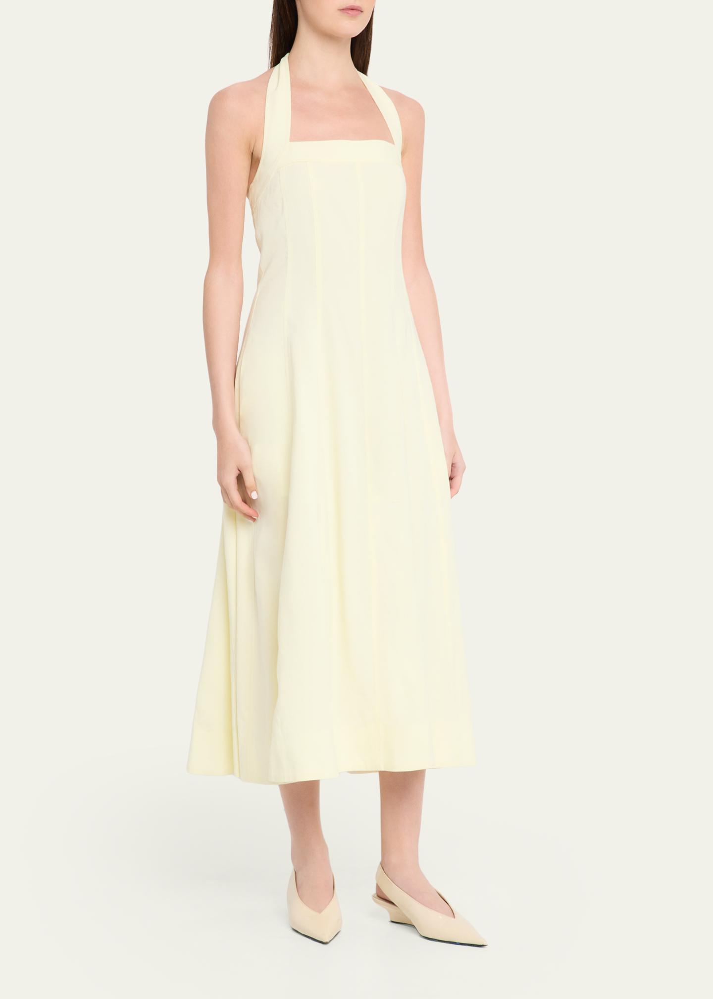 elvie halter midi dress A.L.C. Women's Elinor - Yellow - Size 14 2025-10-01