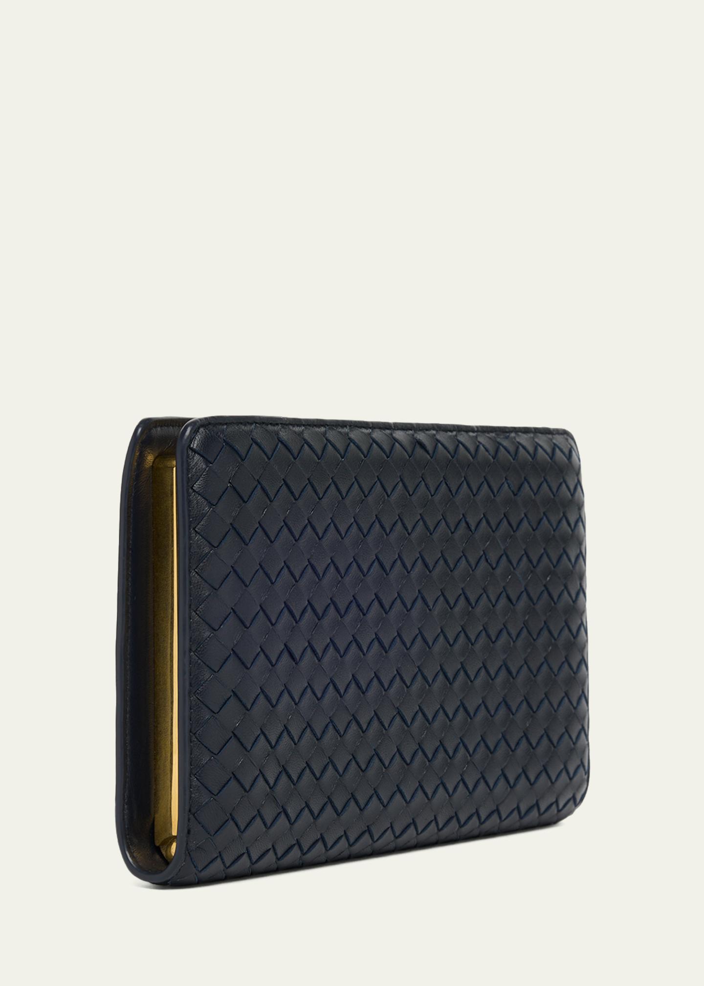 Bottega Veneta Agenda Leather Clutch Bag - Bergdorf Goodman