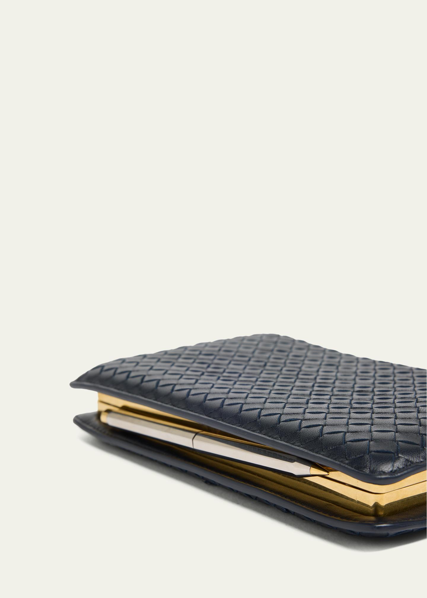 BOTTEGA VENETAレザーキルティングクラッチバッグ Bottega Veneta Agenda Leather Clutch Bag - Bergdorf Goodman