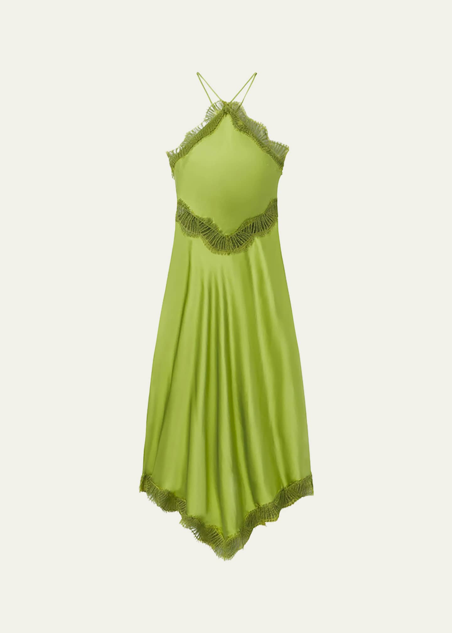 alc satin dress ALC Women's Alessia Satin + Lace Maxi Dress