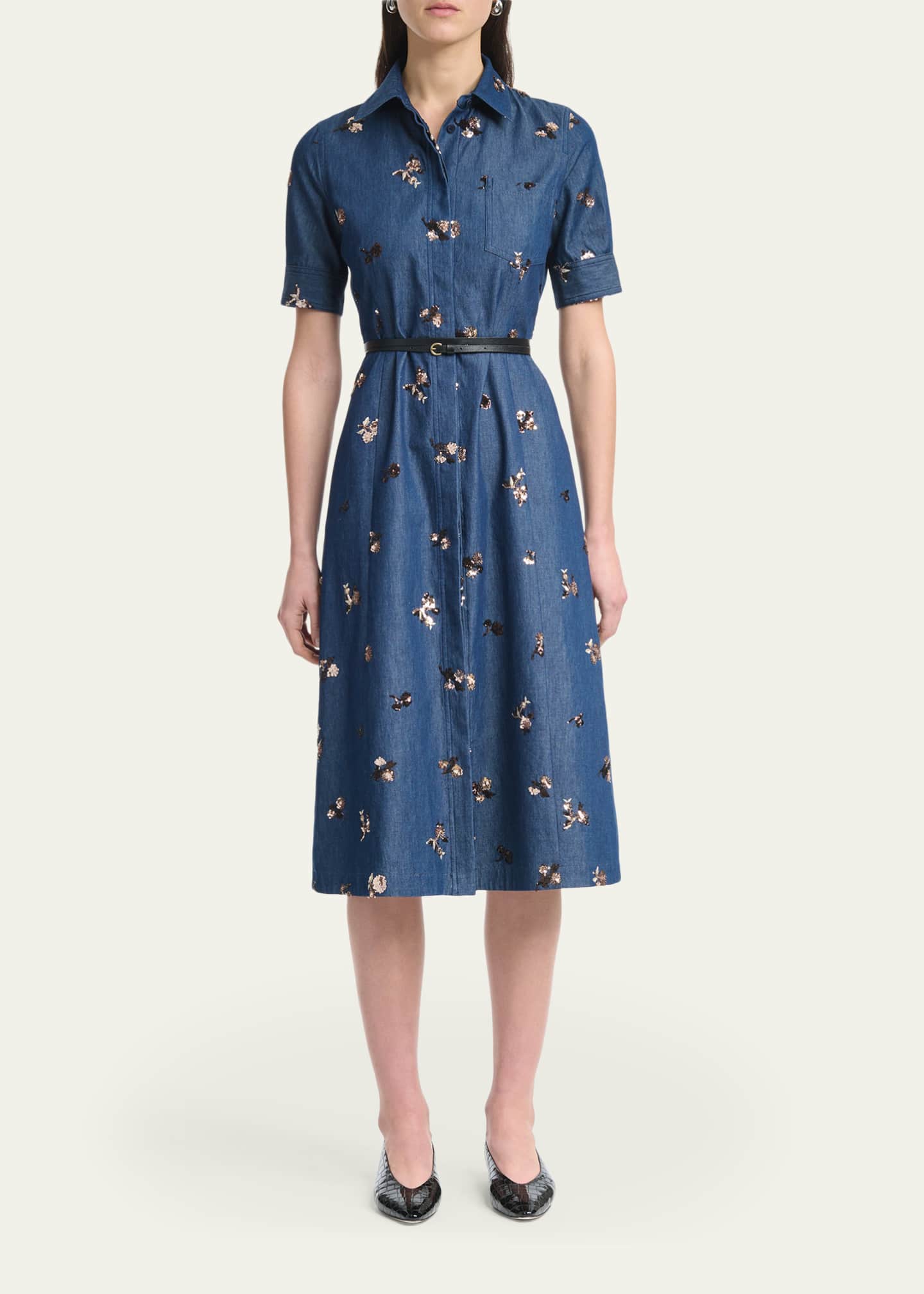 altuzarra shirt dress Altuzarra Floyd Animal Print Shirtdress - Ivory Animal
