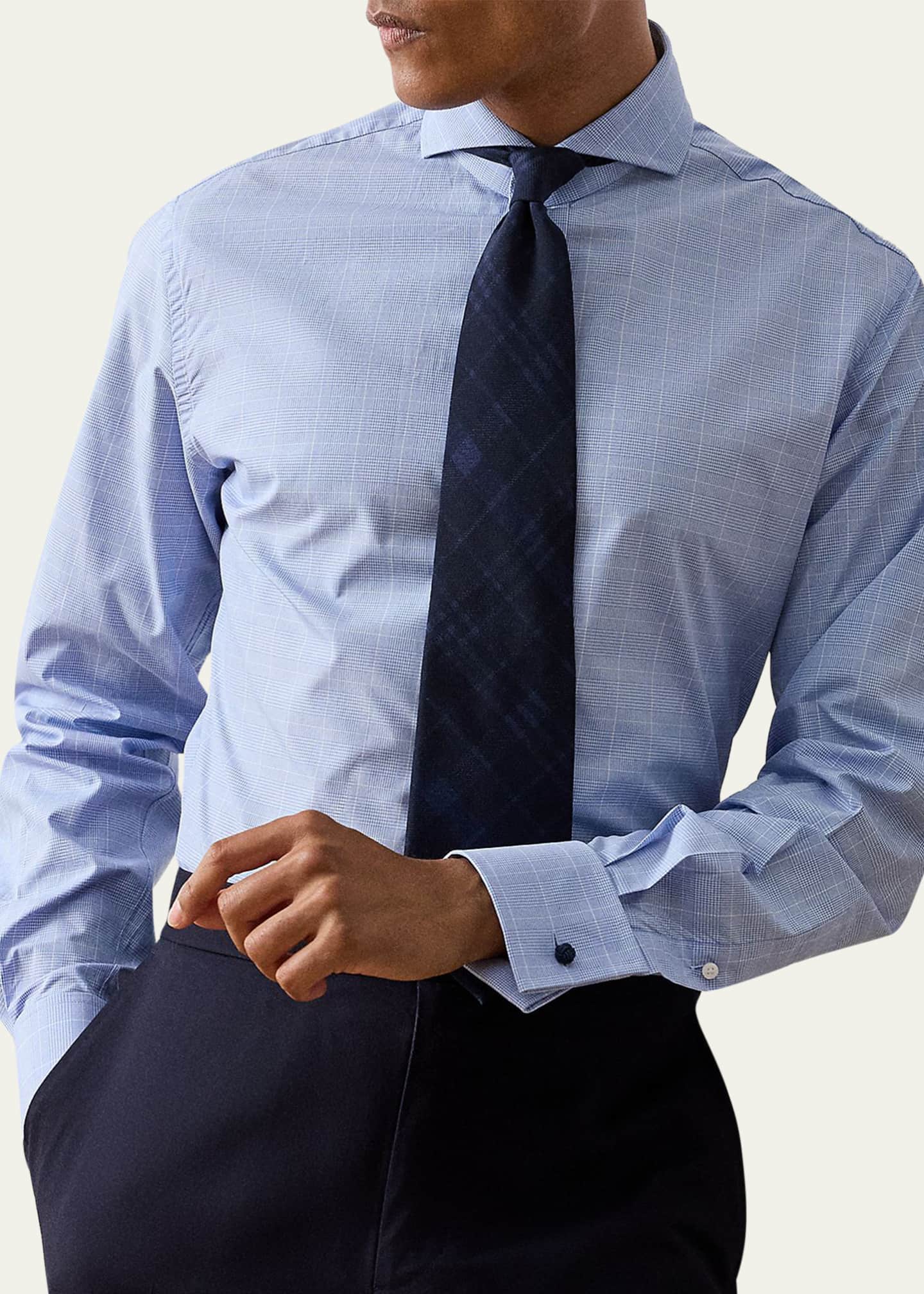 ralph lauren french cuff dress shirts Ralph Lauren Men's Glen Check French Cuff Shirt