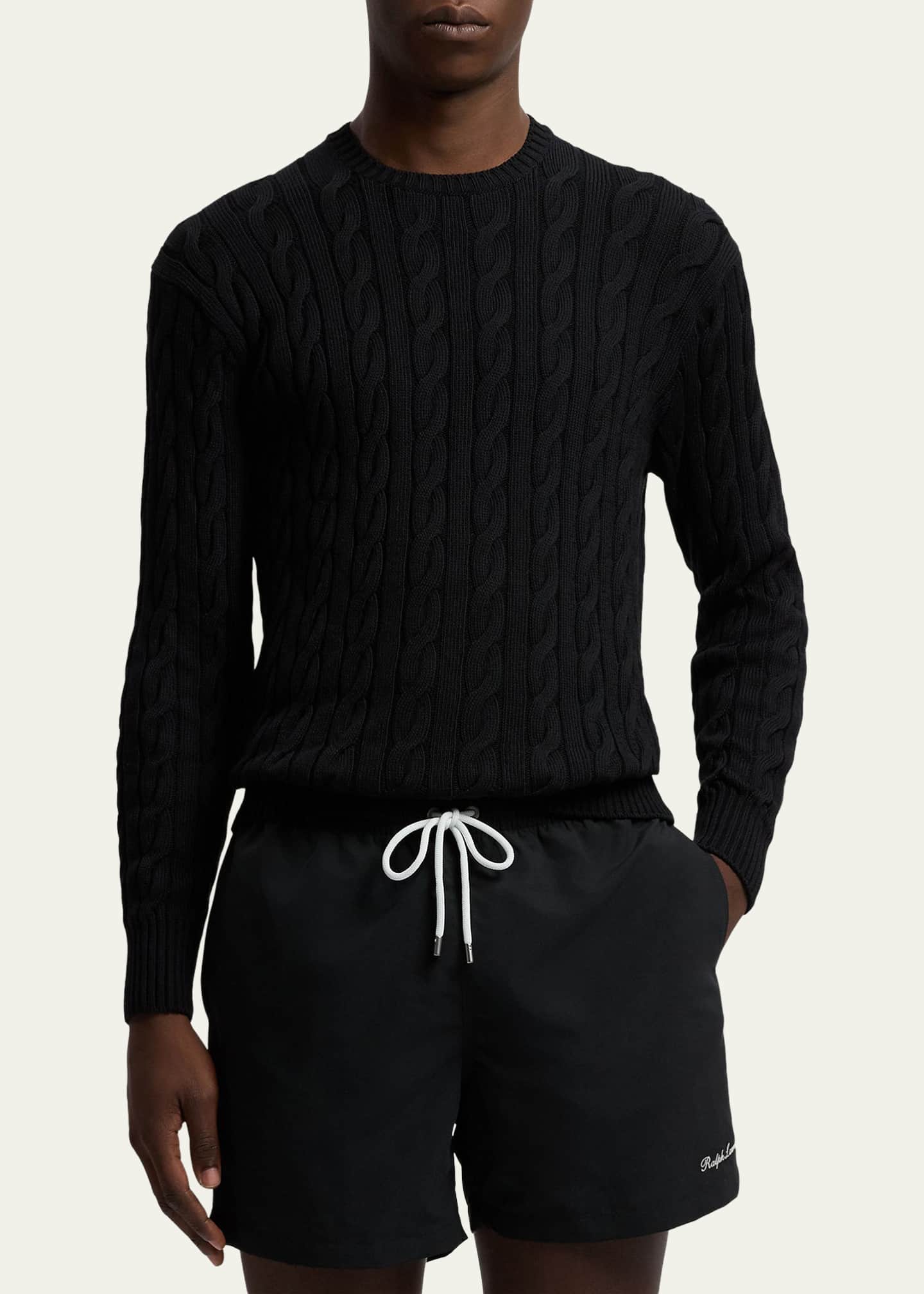 Ralph Lauren Purple Label Men's The Iconic Cable-Knit Sweater