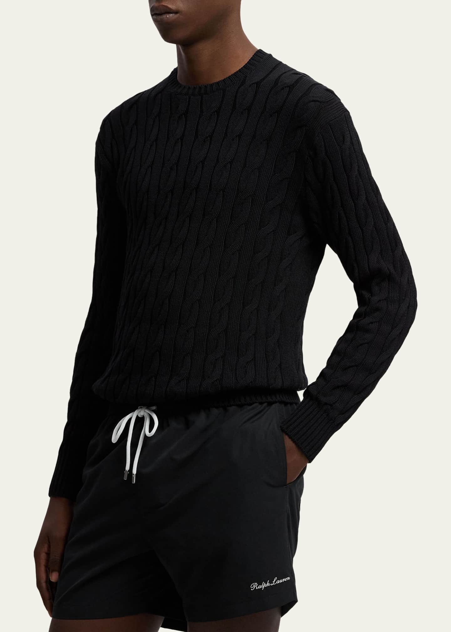 Ralph Lauren Purple Label Men's The Iconic Cable-Knit Sweater
