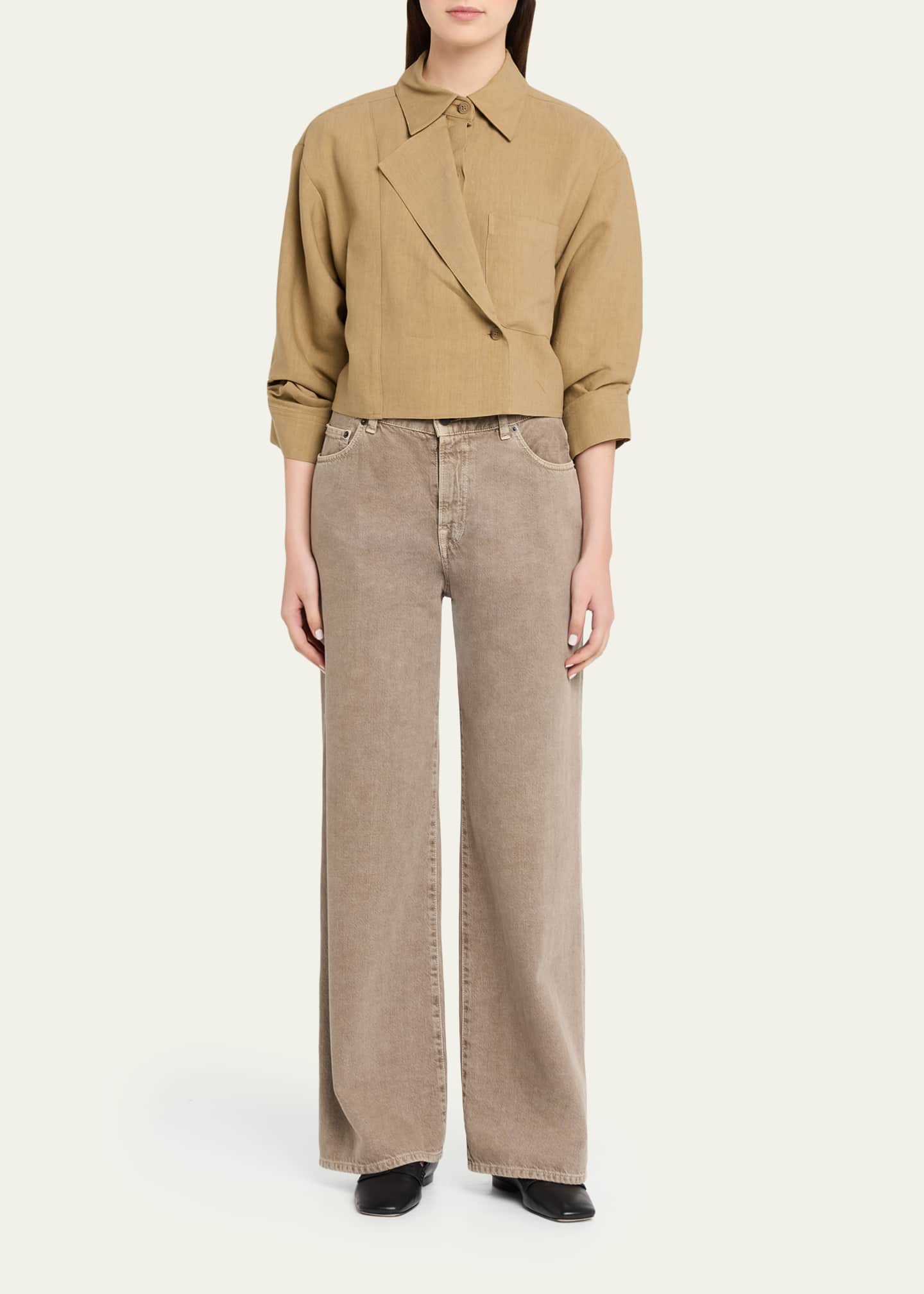 TWP Next Chapter Washed Linen Top - Bergdorf Goodman