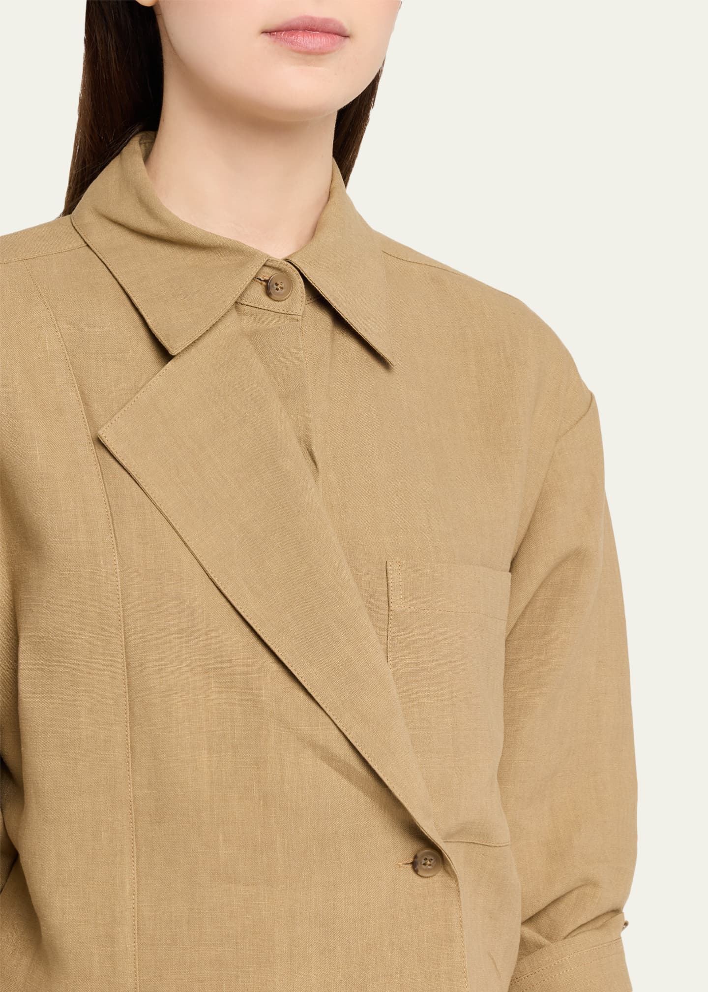 TWP Next Chapter Washed Linen Top - Bergdorf Goodman