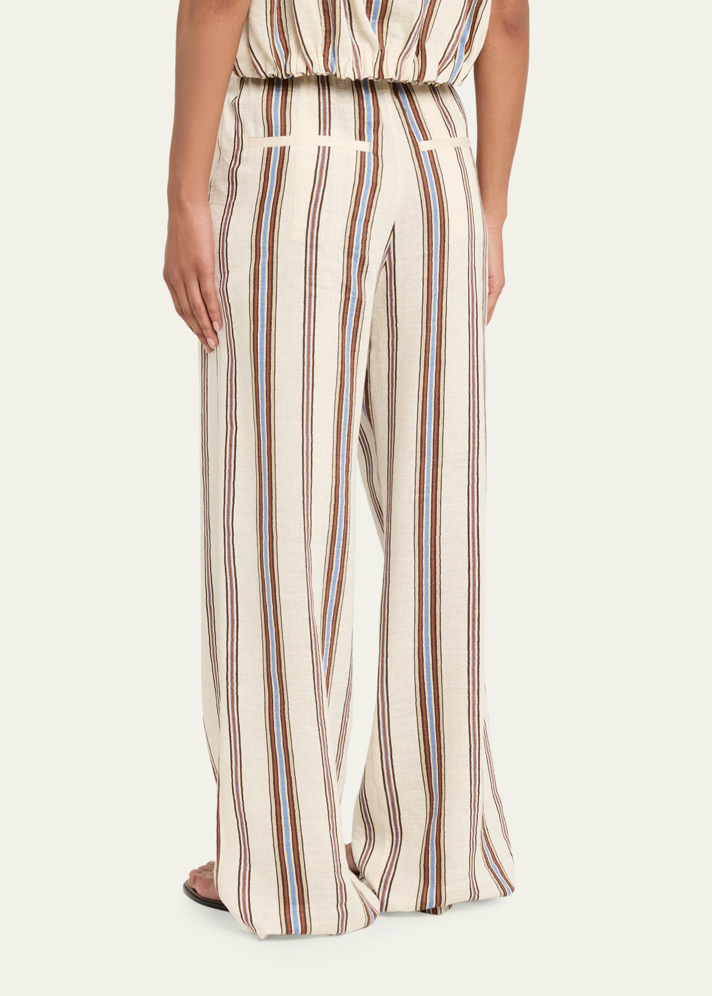 W.bILL , オーダーメイド リネンパンツ A.L.C. Tyler Stripe Linen Pants - Bergdorf Goodman