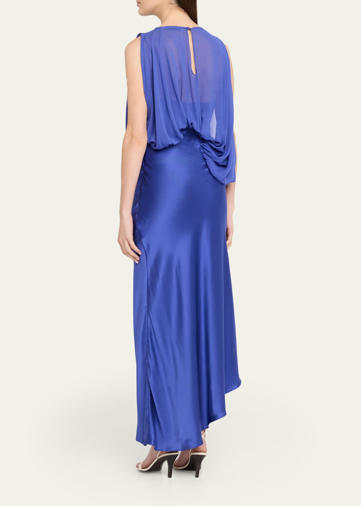 christopher esber gathered draped jersey maxi dress Christopher Esber Gathered Draped Jersey Maxi Dress In Black - 50% Off