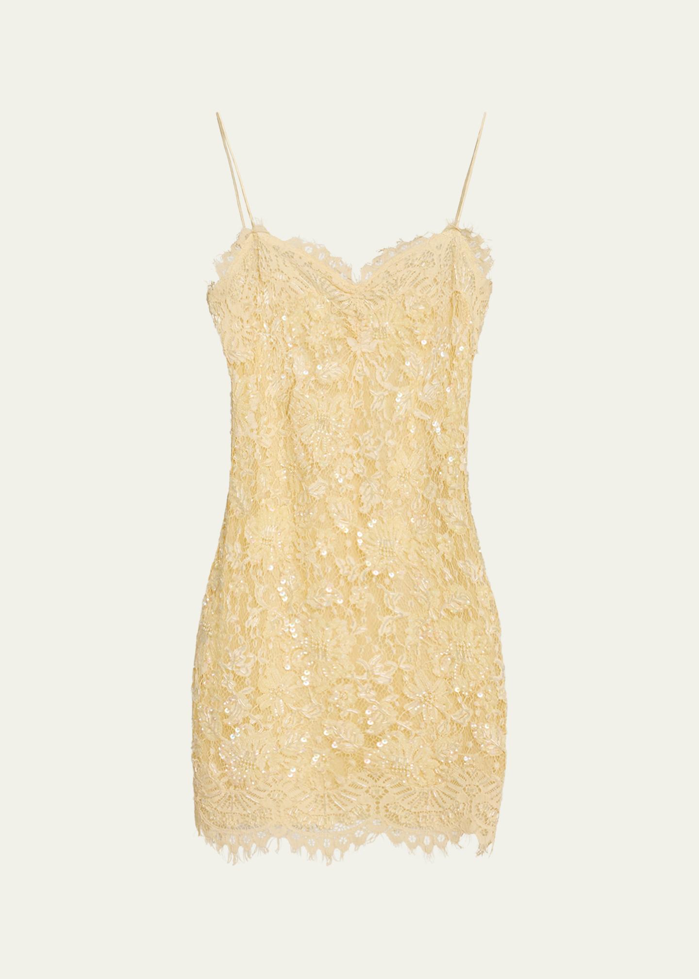 loveshackfancy yellow mini dress LoveShackFancy