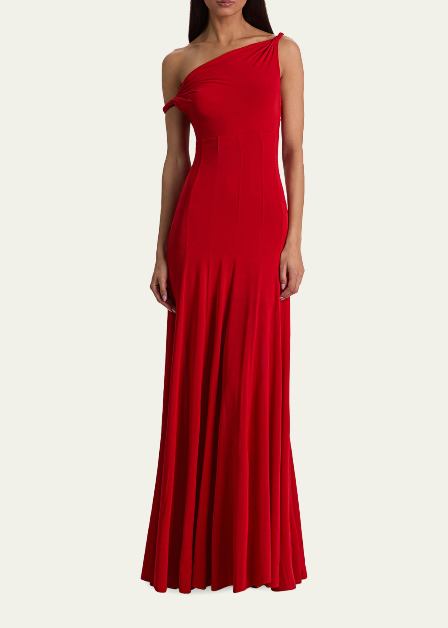 alice and olivia maxi dress sale LILA STRUCTURED MAXI DRESS in HAMPTONS FLORAL