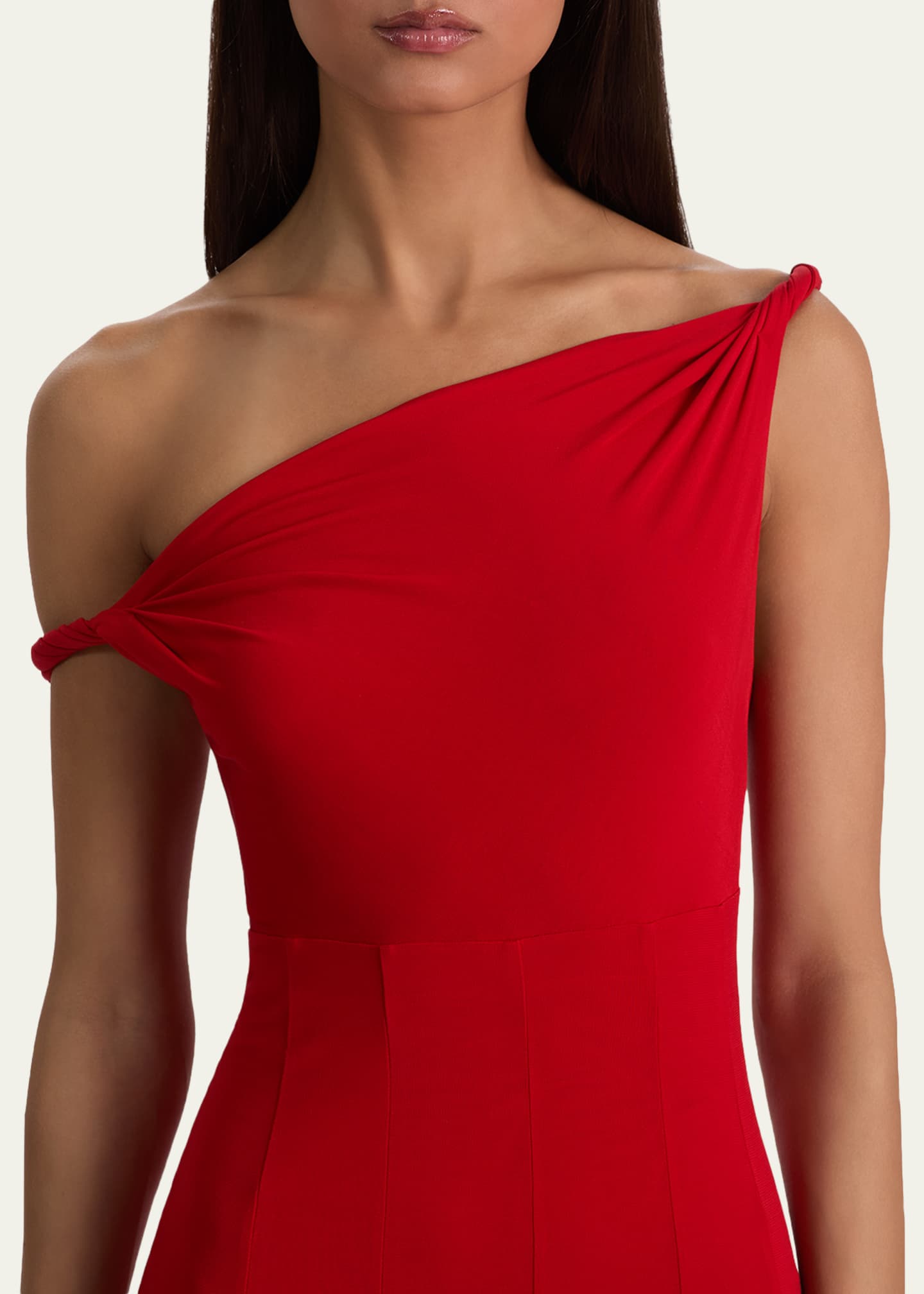 ALICE + OLIVIA Noelia Twist-Strap Maxi Dress - Bergdorf Goodman