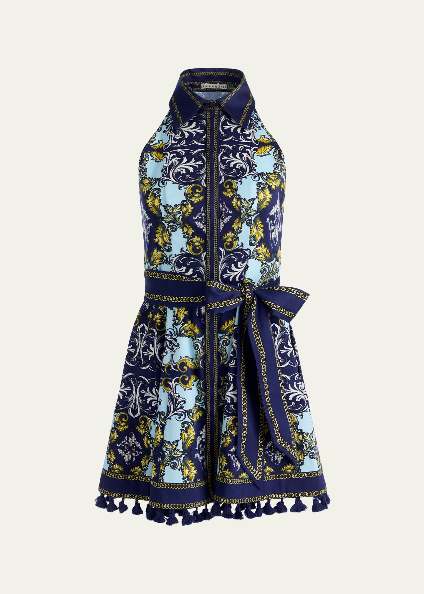 ALICE + OLIVIA Lucy Sleeveless Mini Dress - Bergdorf Goodman