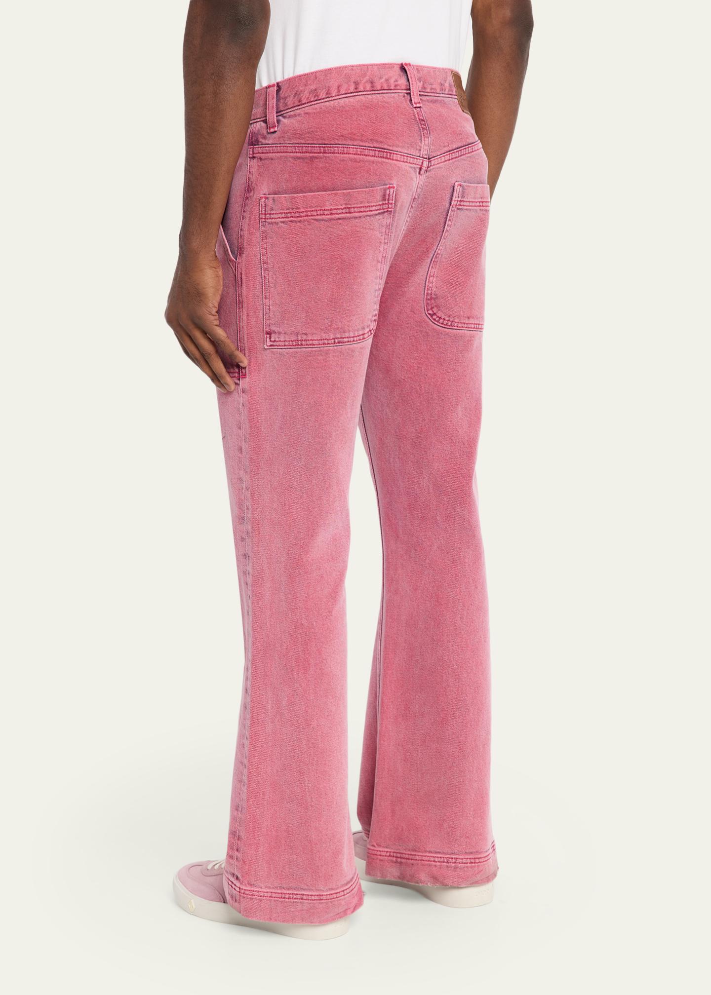 Sanderlak Men's Utility Relaxed Flare Jeans - Bergdorf Goodman