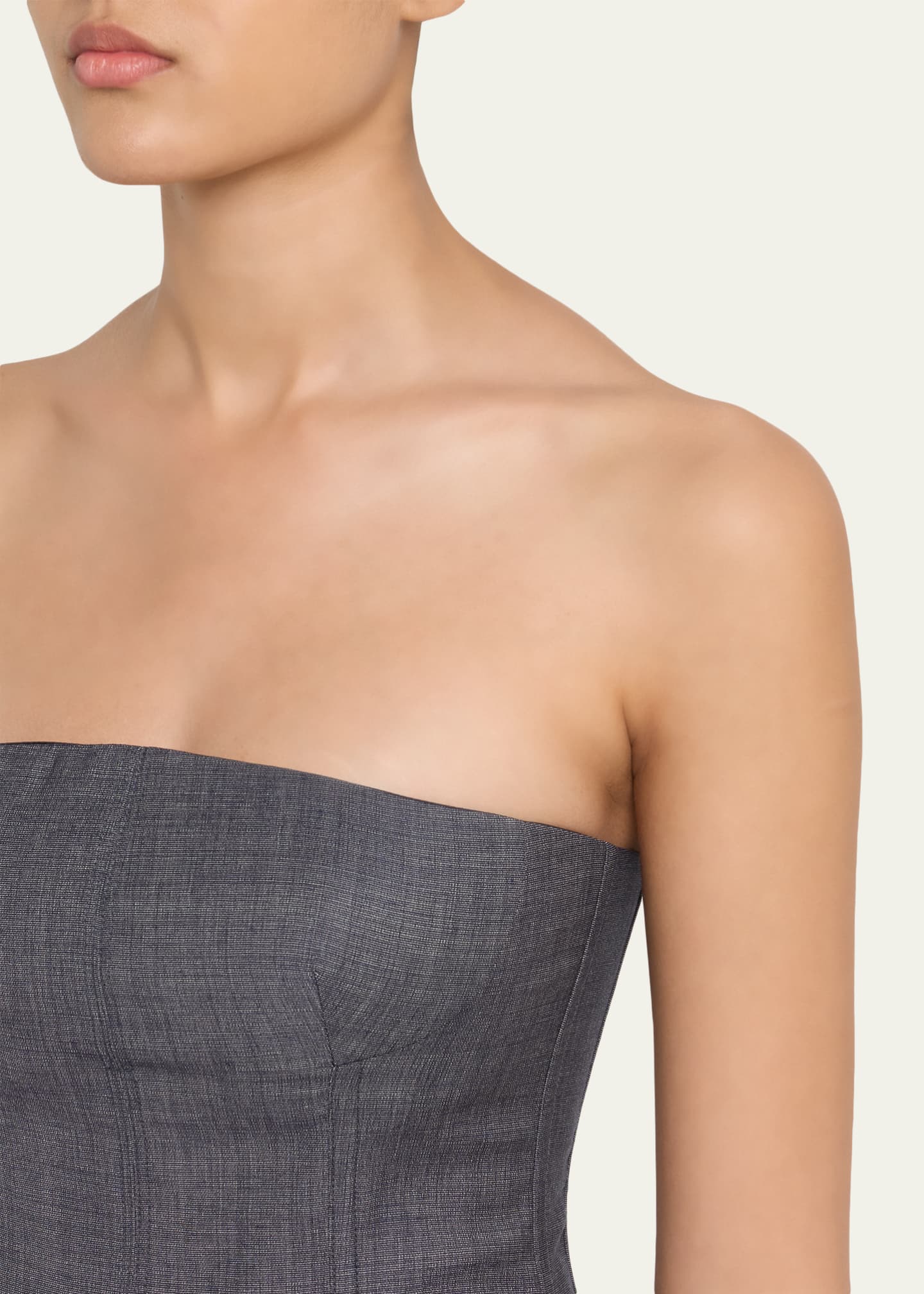 TWP Jillian Lightweight Viscose-Wool Bustier - Bergdorf Goodman