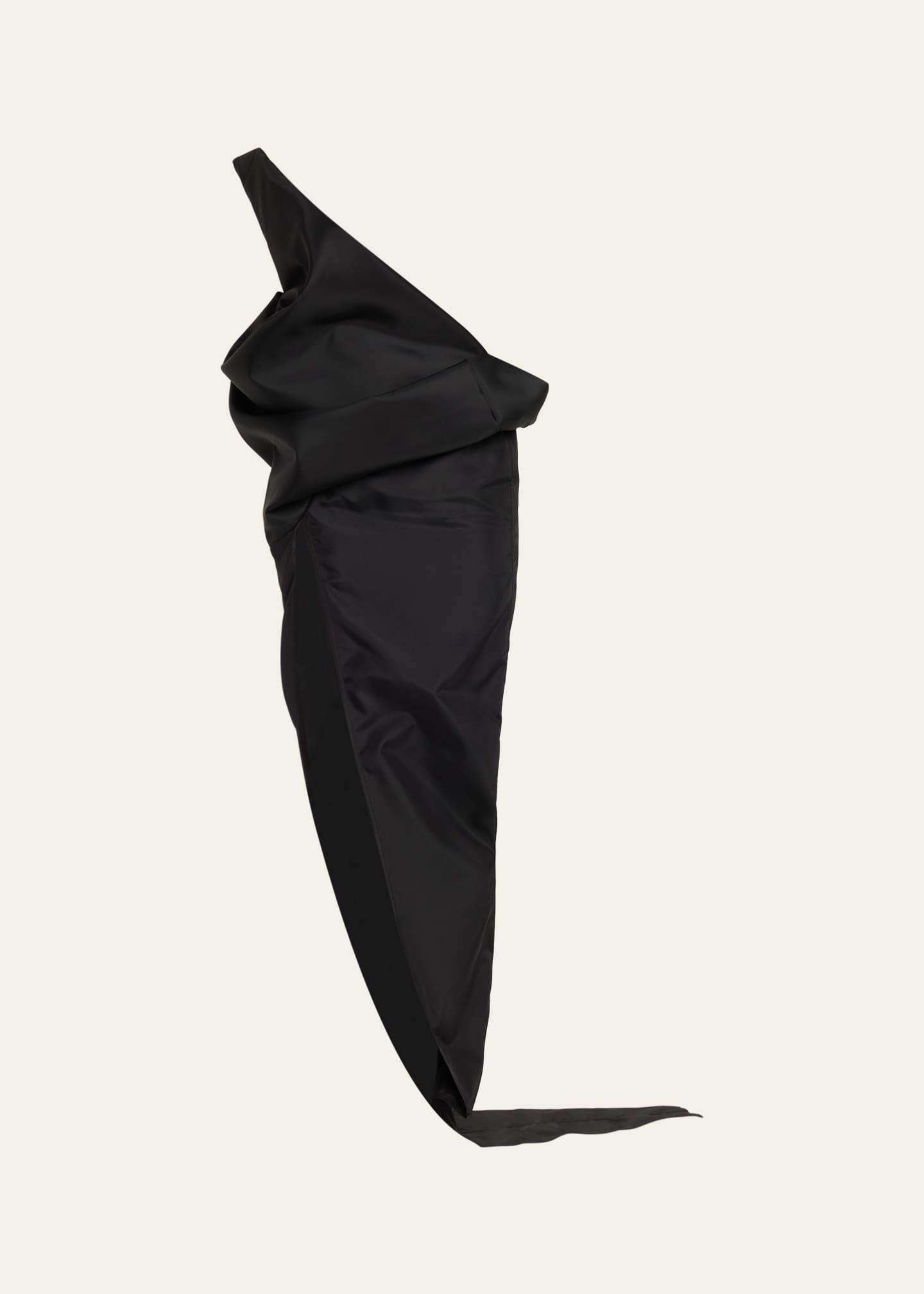 Rick Owens Temple Sculptural Draped Slit Skirt - Bergdorf Goodman