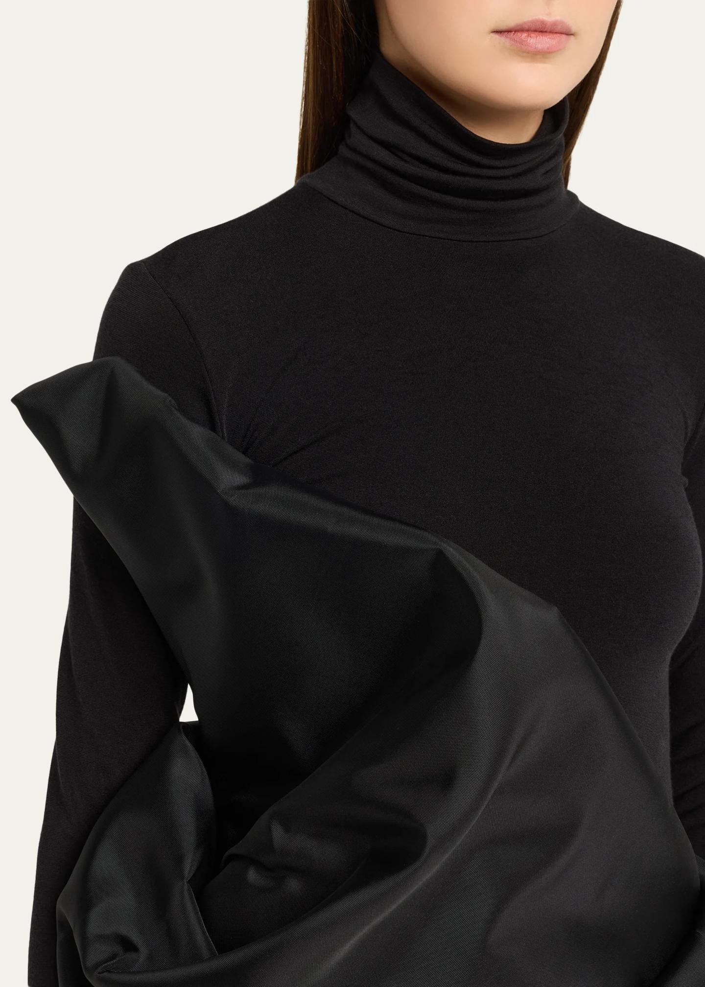 Rick Owens Temple Sculptural Draped Slit Skirt - Bergdorf Goodman