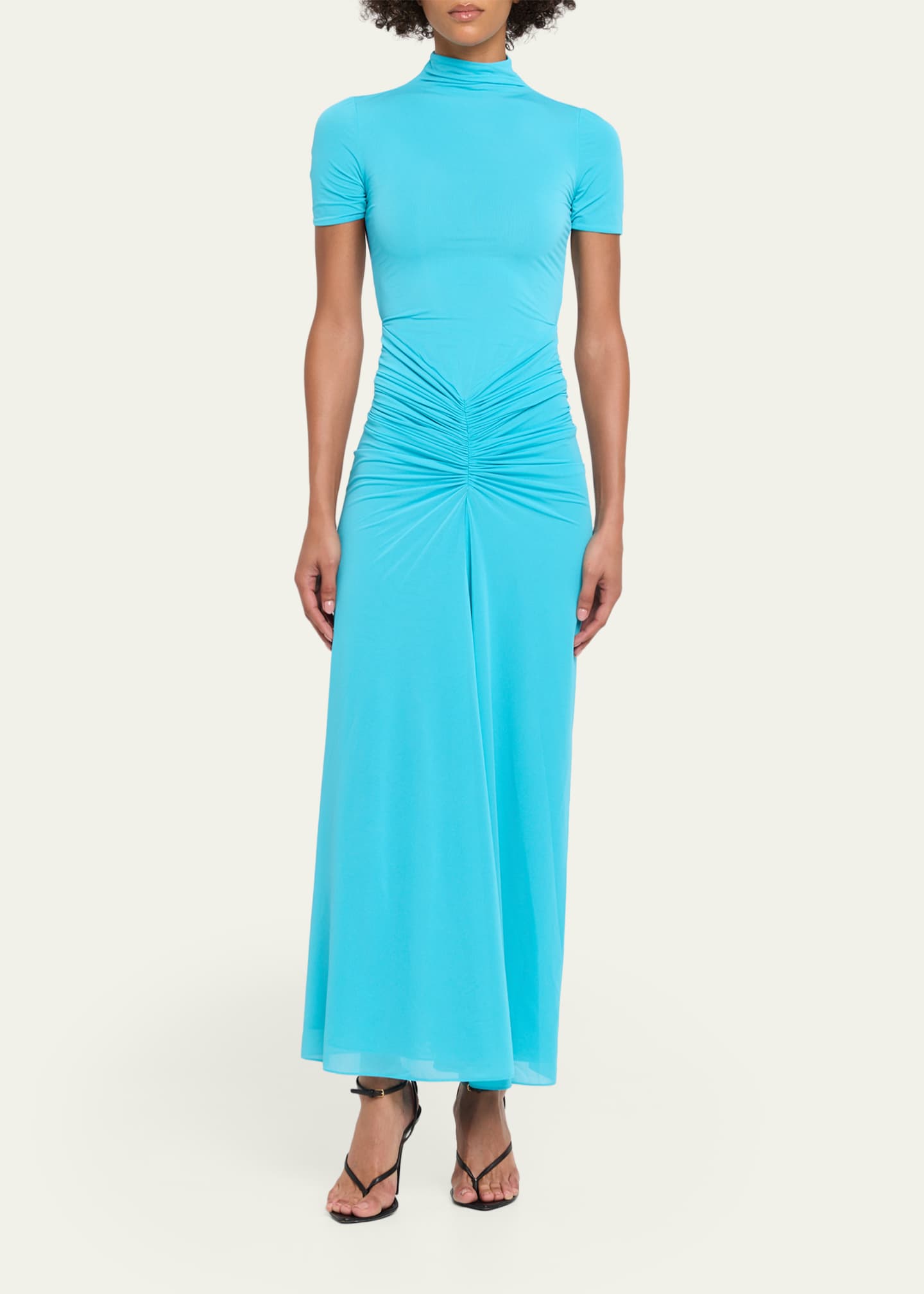 ronny kobo scorpio ruched lace maxi dress Ronny Kobo Scorpio Ruched Lace Maxi Dress