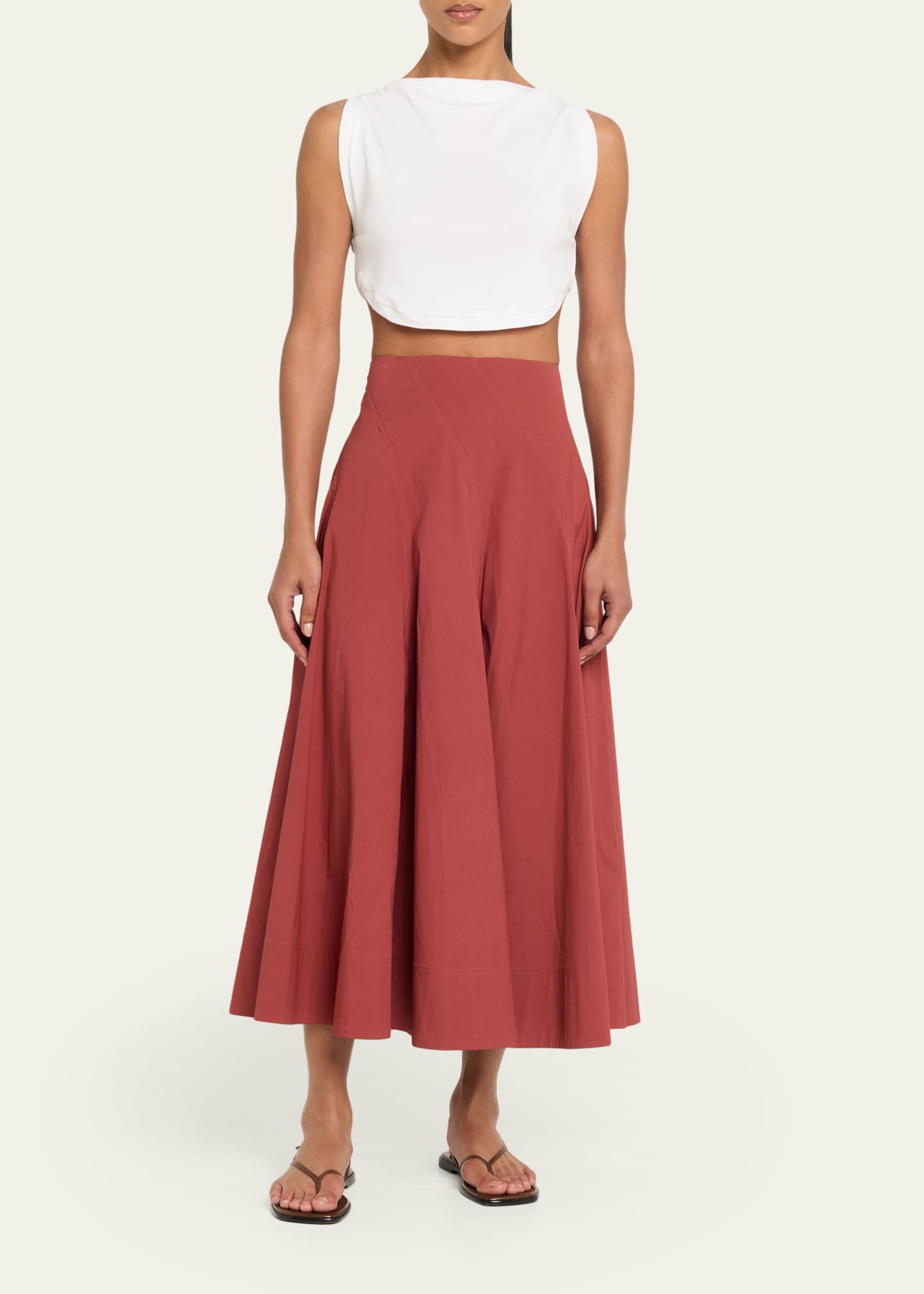 スカート deres Jemma/breakthrough skirt 2 A.L.C. Gemma Paneled Midi Skirt - Bergdorf Goodman