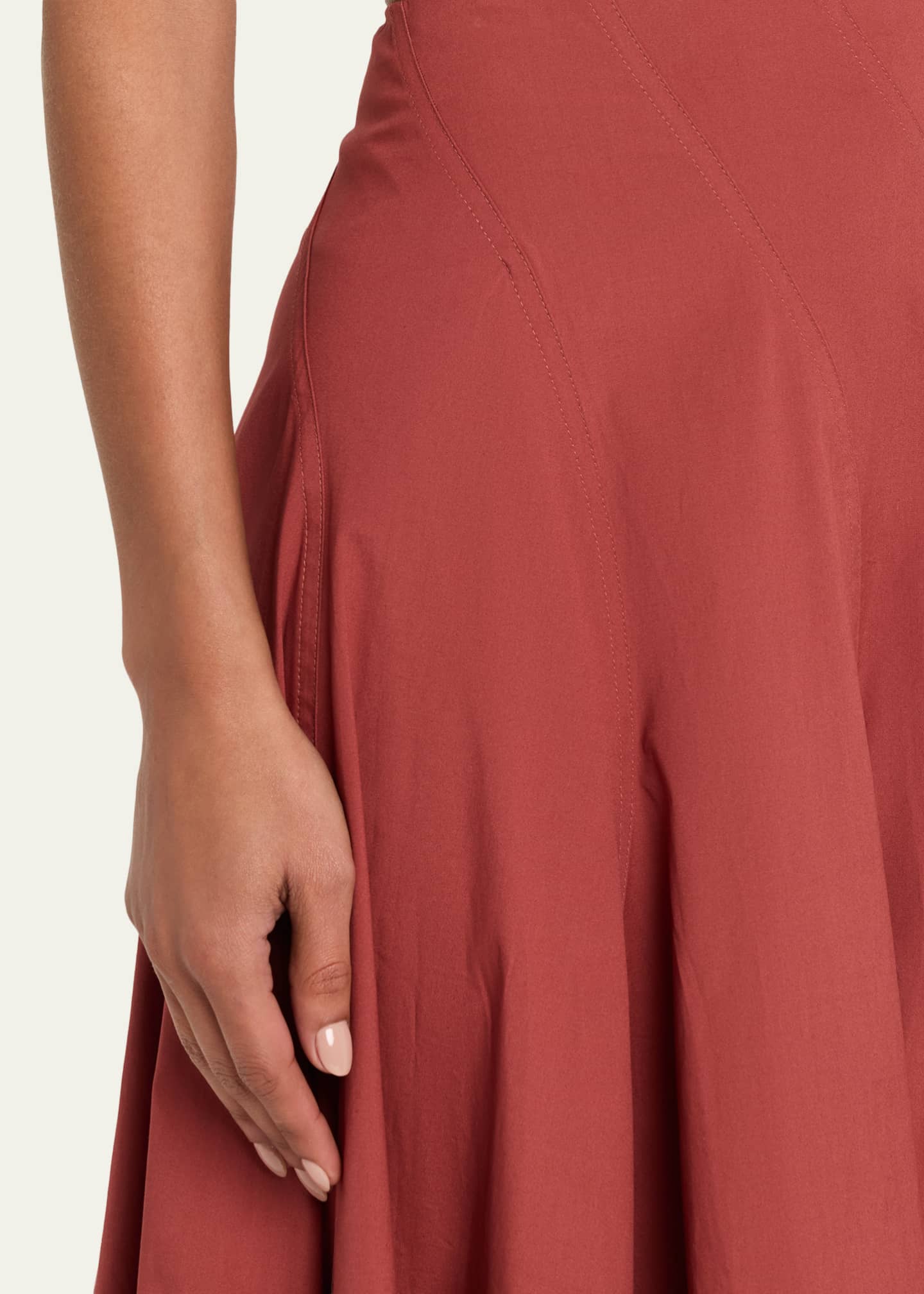 A.L.C. Gemma Paneled Midi Skirt - Bergdorf Goodman