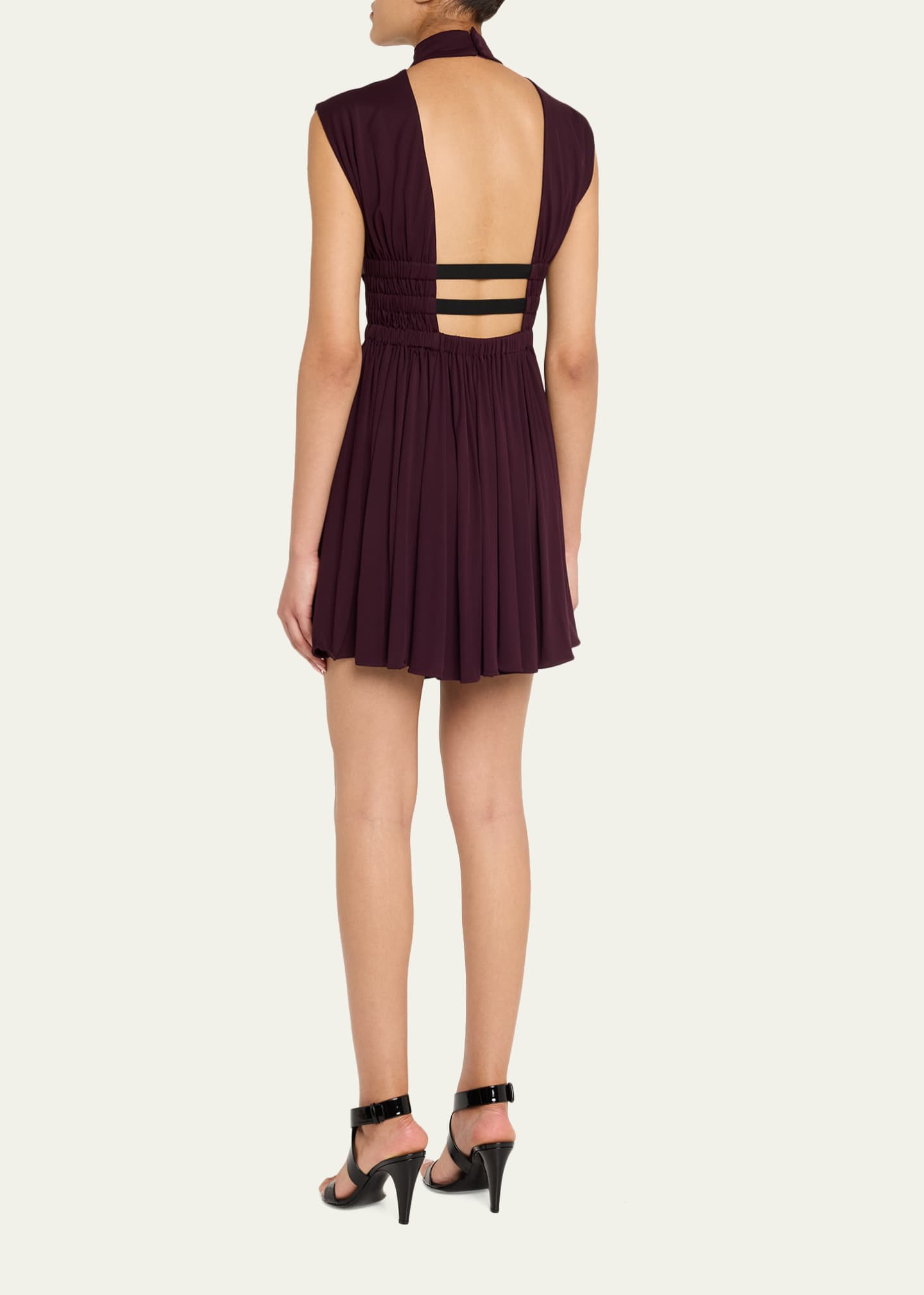 backless mock neck dress Skyler Mock Neck Backless Maxi Dress  THE STYLISHE