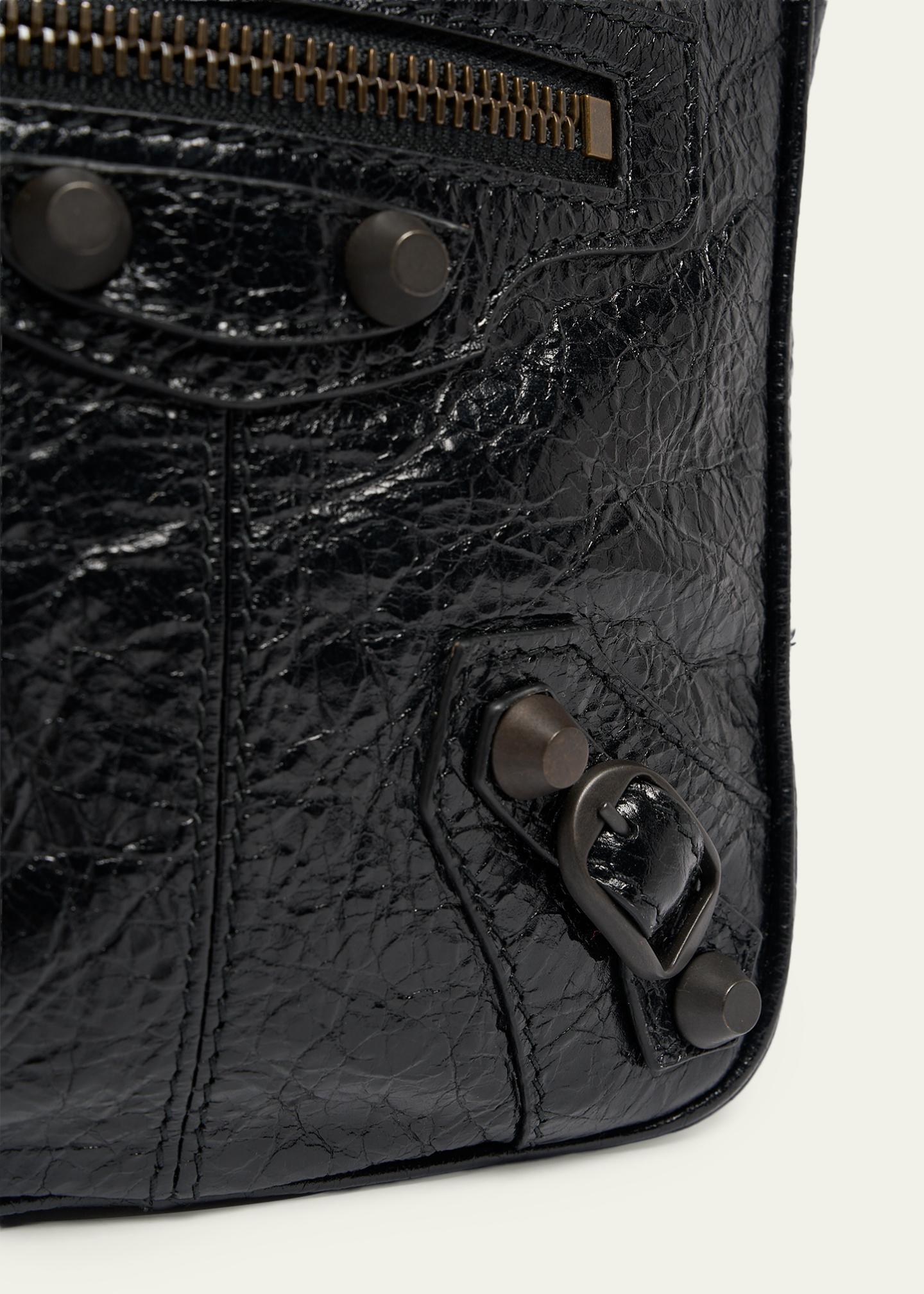 Balenciaga Men's Le City Leather Crossbody Bag - Bergdorf Goodman