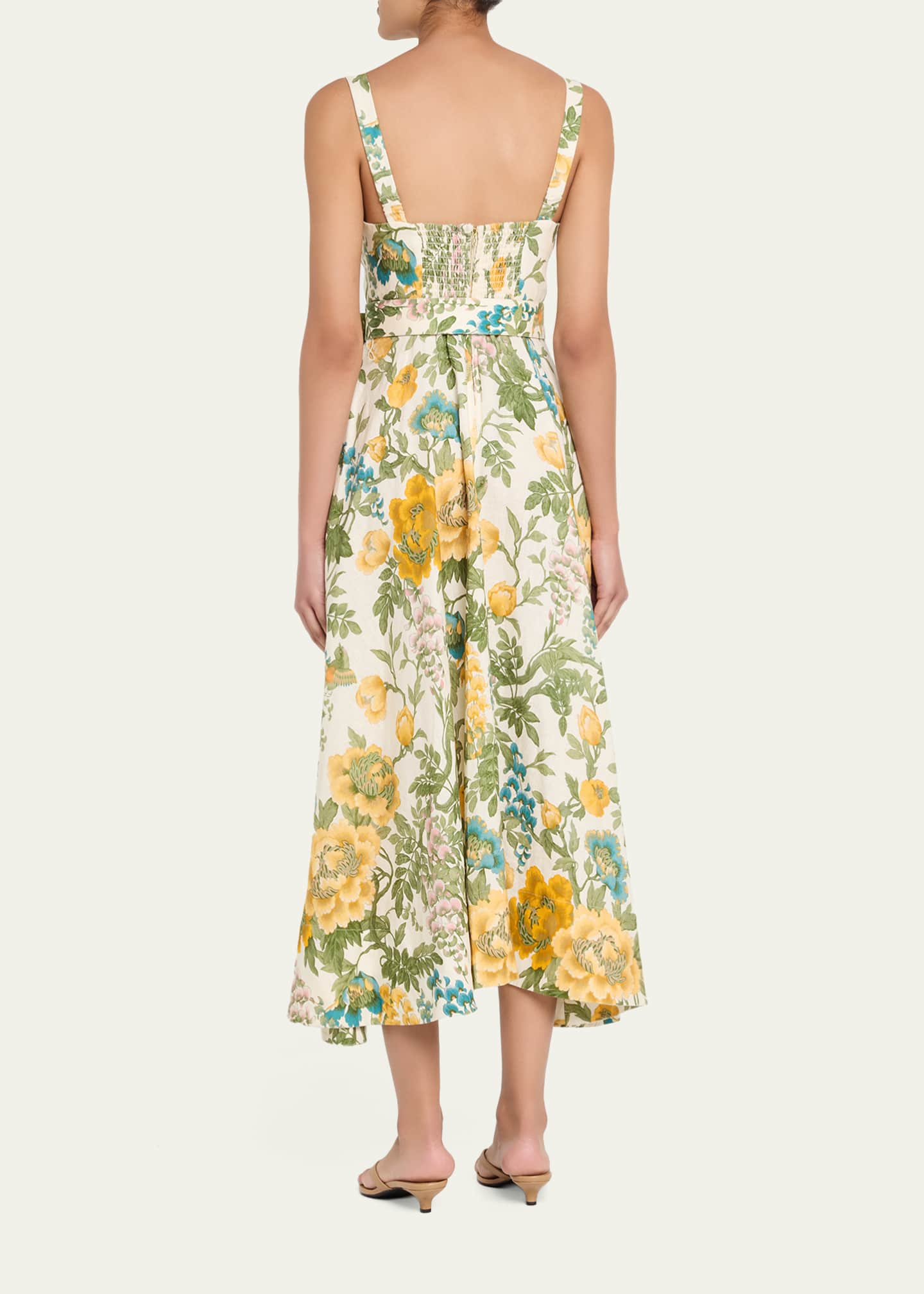 calypso linen dress Calypso Dress in Cara Cara Citrus 6