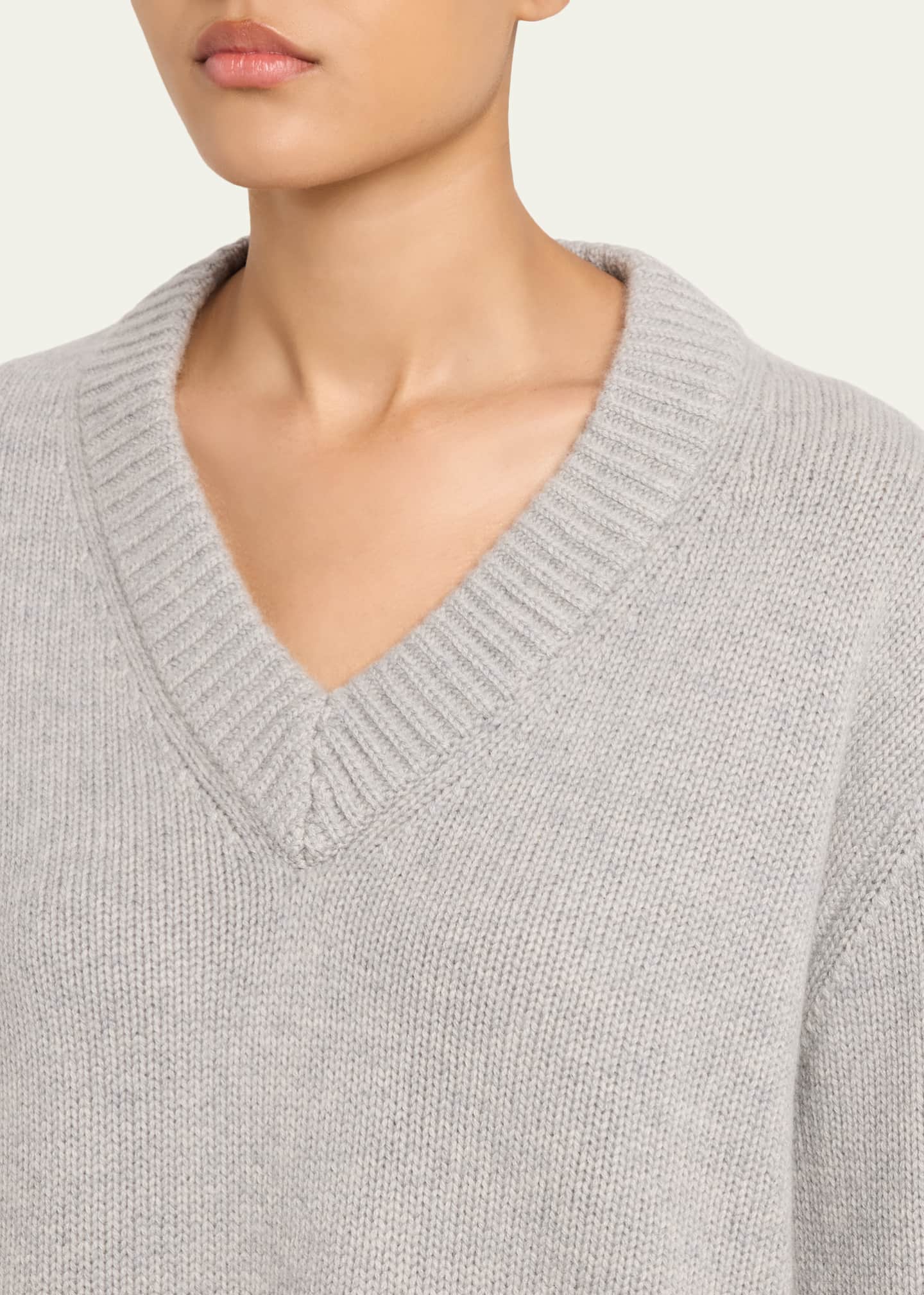 Lisa Yang Aletta V-Neck Cashmere Knit Sweater - Bergdorf Goodman