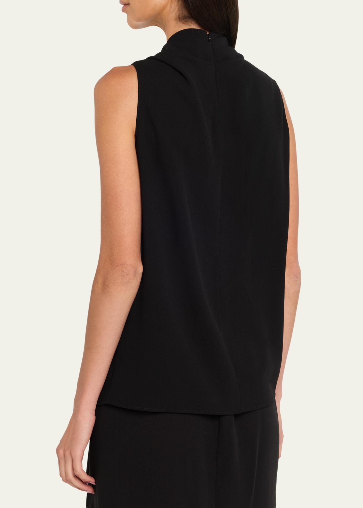 Michael Kors Collection Sleeveless Knotted Wool Shell - Bergdorf Goodman