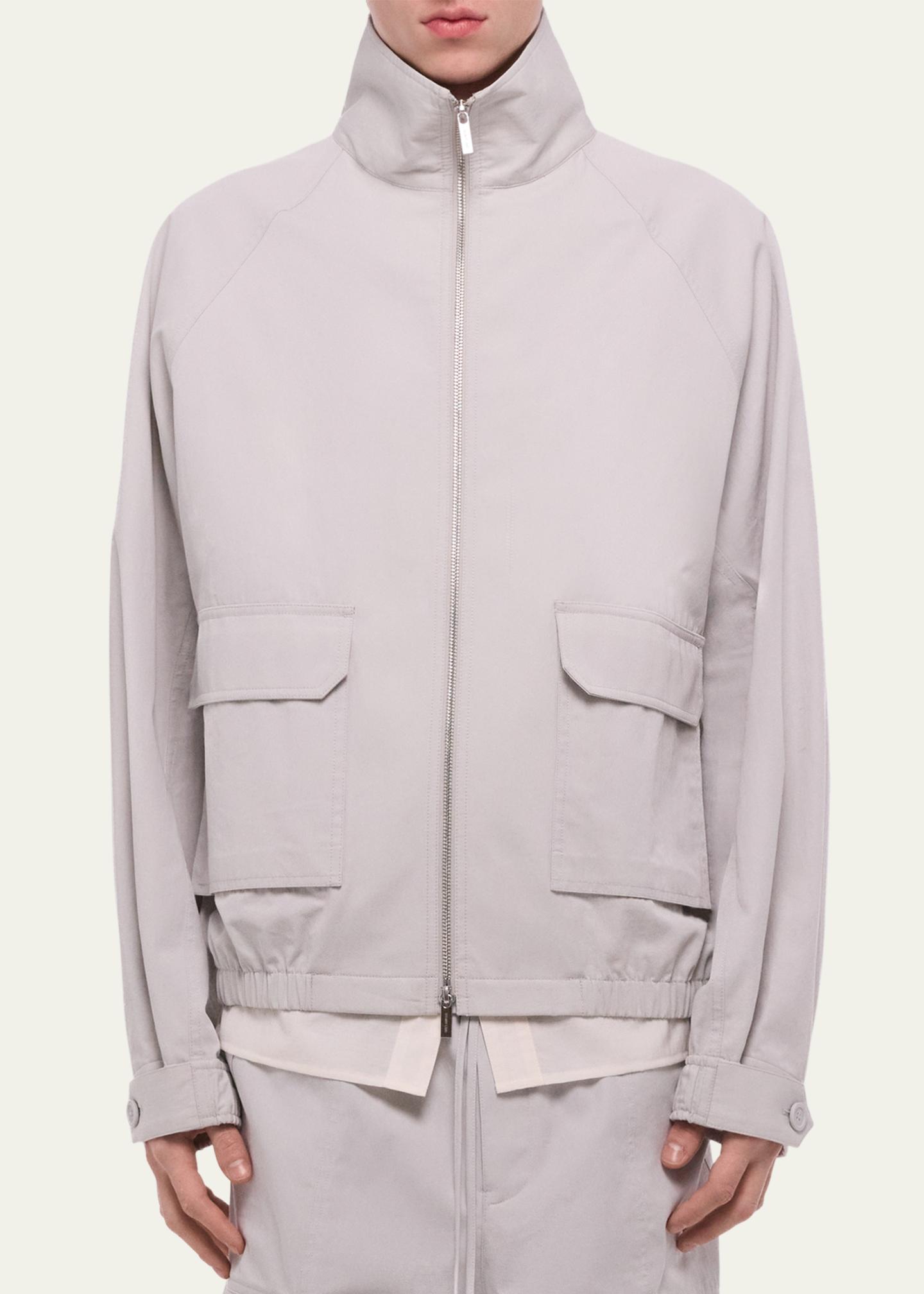 Helmut Lang Men's Utility Cropped Parka Jacket - Bergdorf Goodman