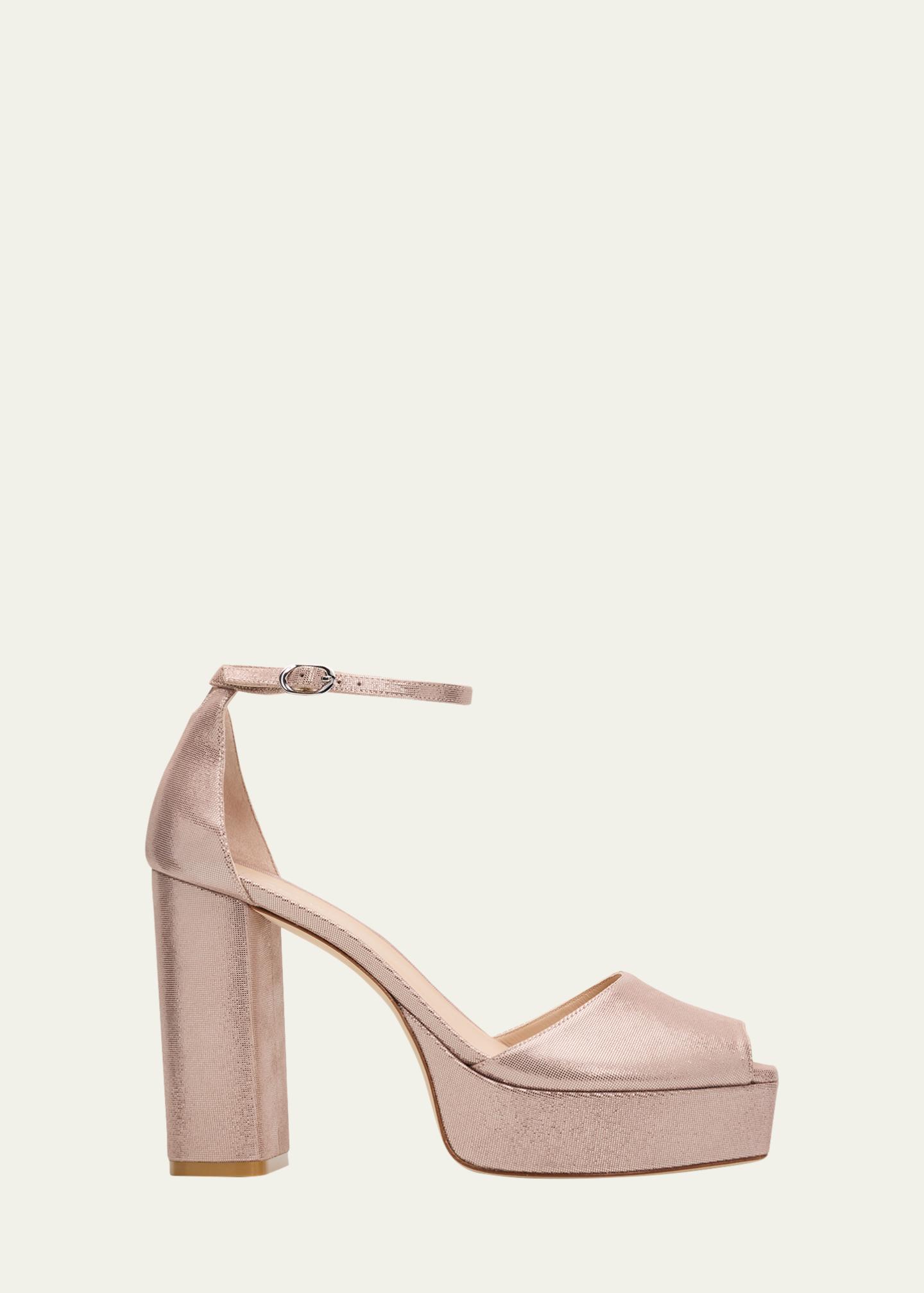 Stuart Weitzman 110mm Sabrina Platform Ankle-Strap Sandals