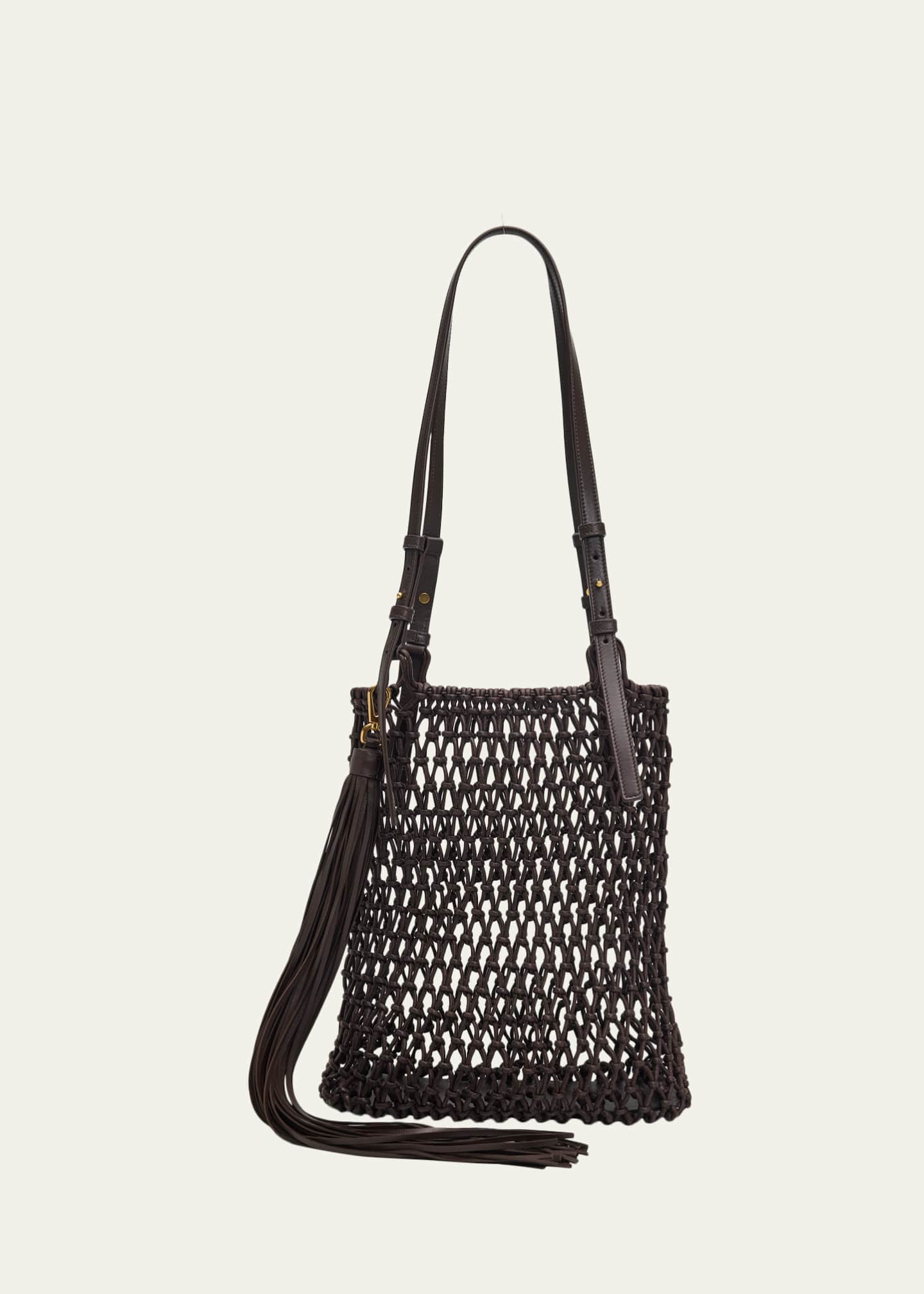 Michael Kors Loli Cotton Macrame Shoulder Bag - Bergdorf Goodman
