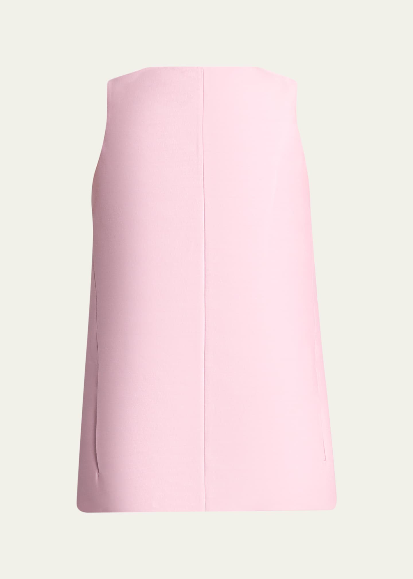 Balenciaga Women's Wool & Silk Faille Minidress - Pink - Mini Dresses