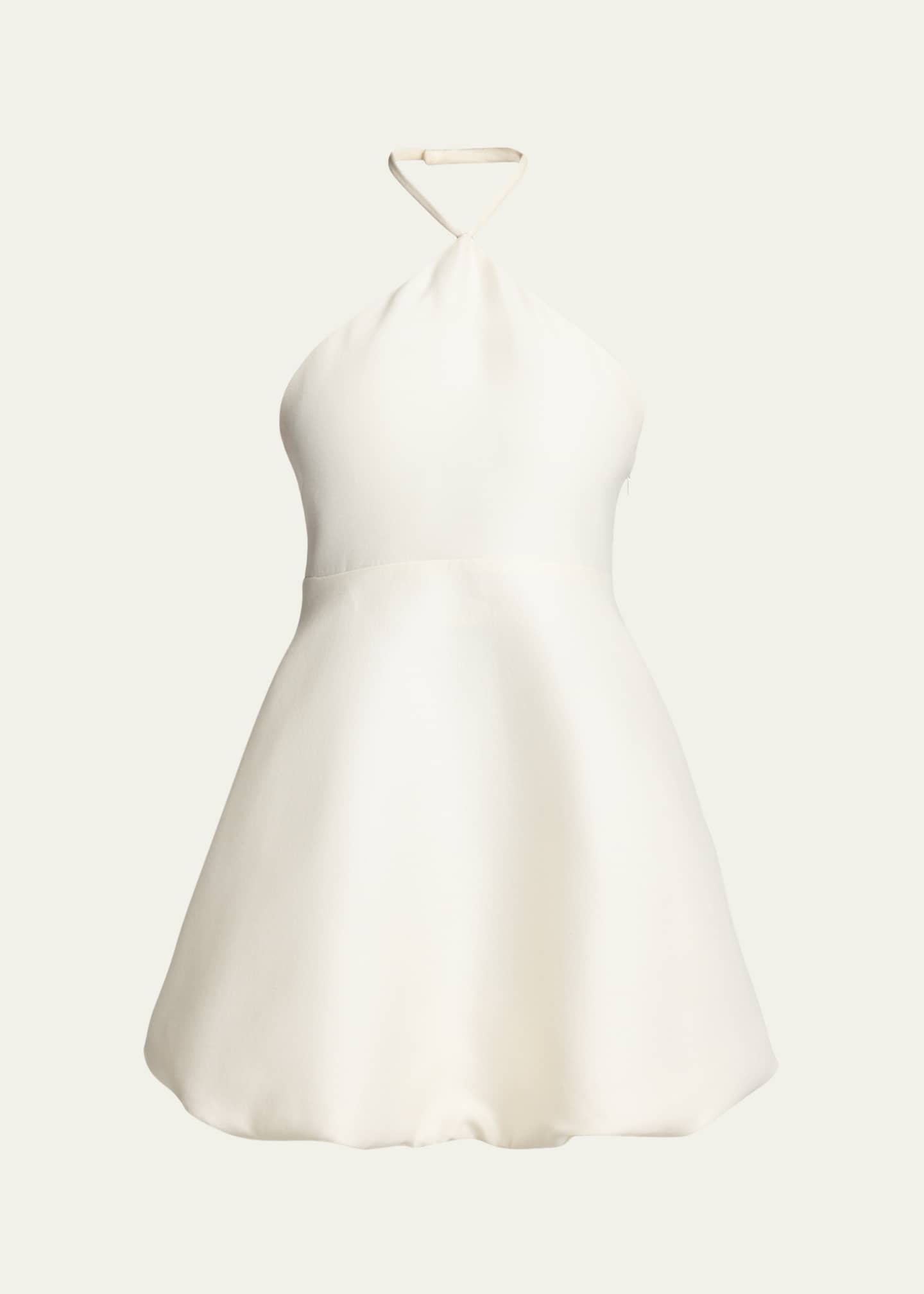 slim fit dress slacks Ruched Halter Balloon Dress Mini main image 0