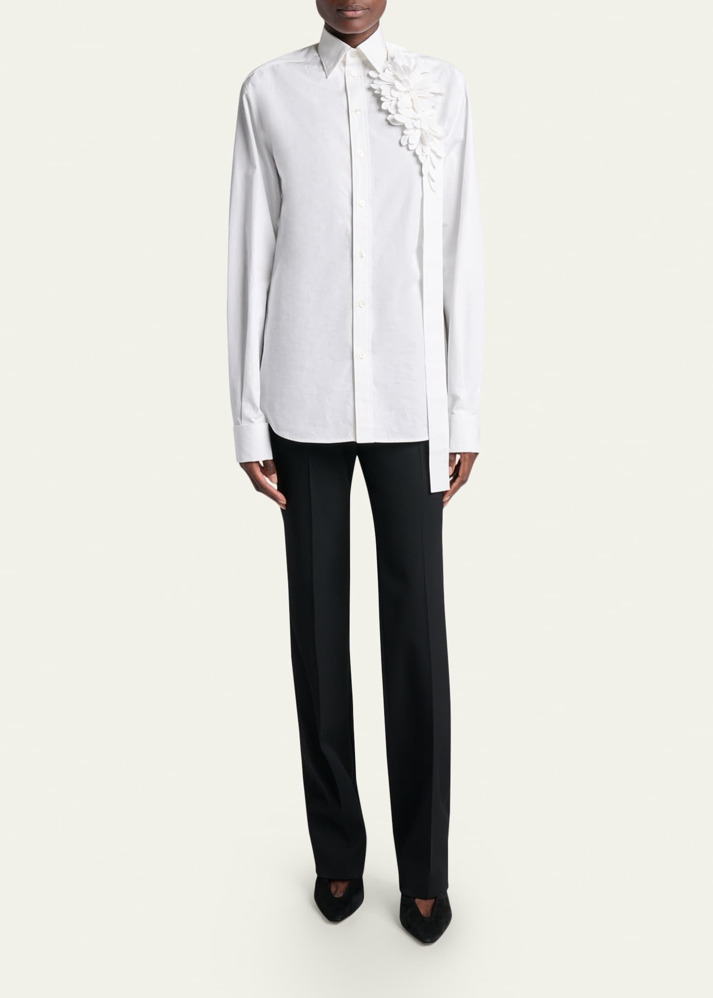 Balenciaga Low-Rise Slim-Leg Tailored Pants - Bergdorf Goodman