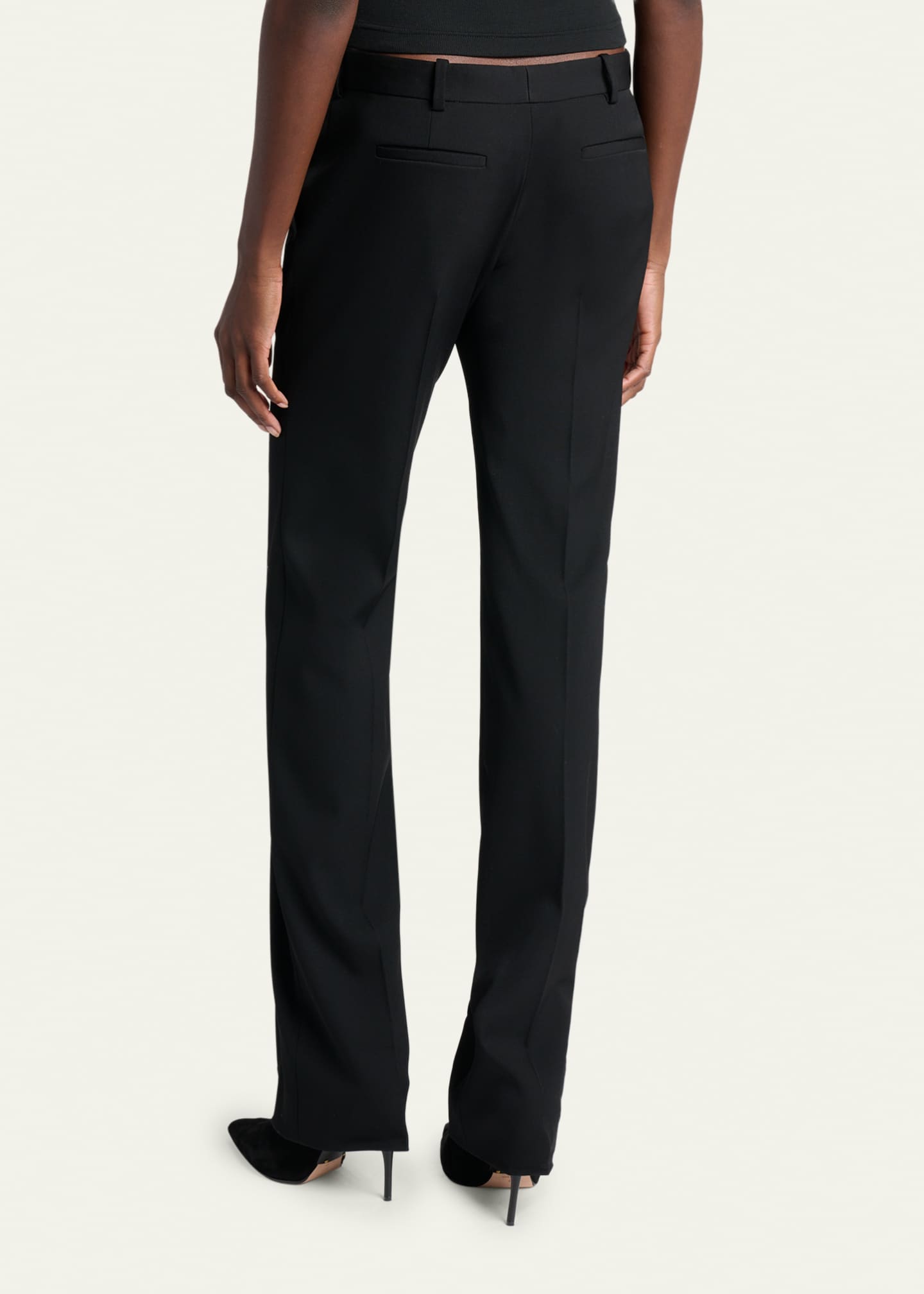 Balenciaga Low-Rise Slim-Leg Tailored Pants - Bergdorf Goodman