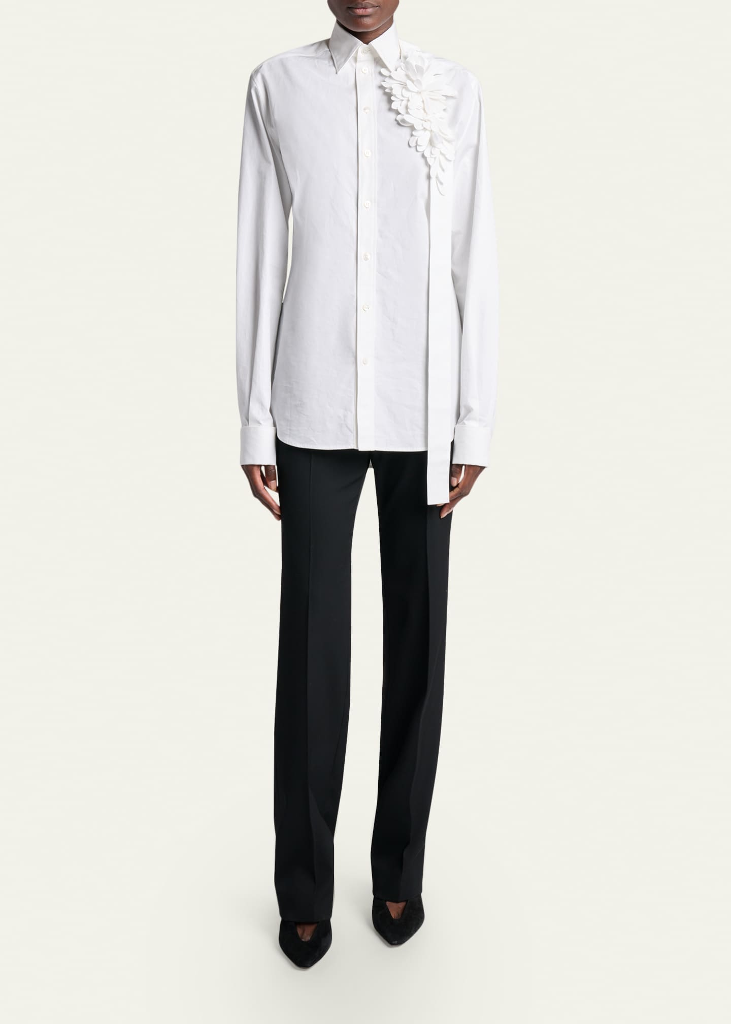 balenciaga white dress shirt Balenciaga WHITE Oversize shirt