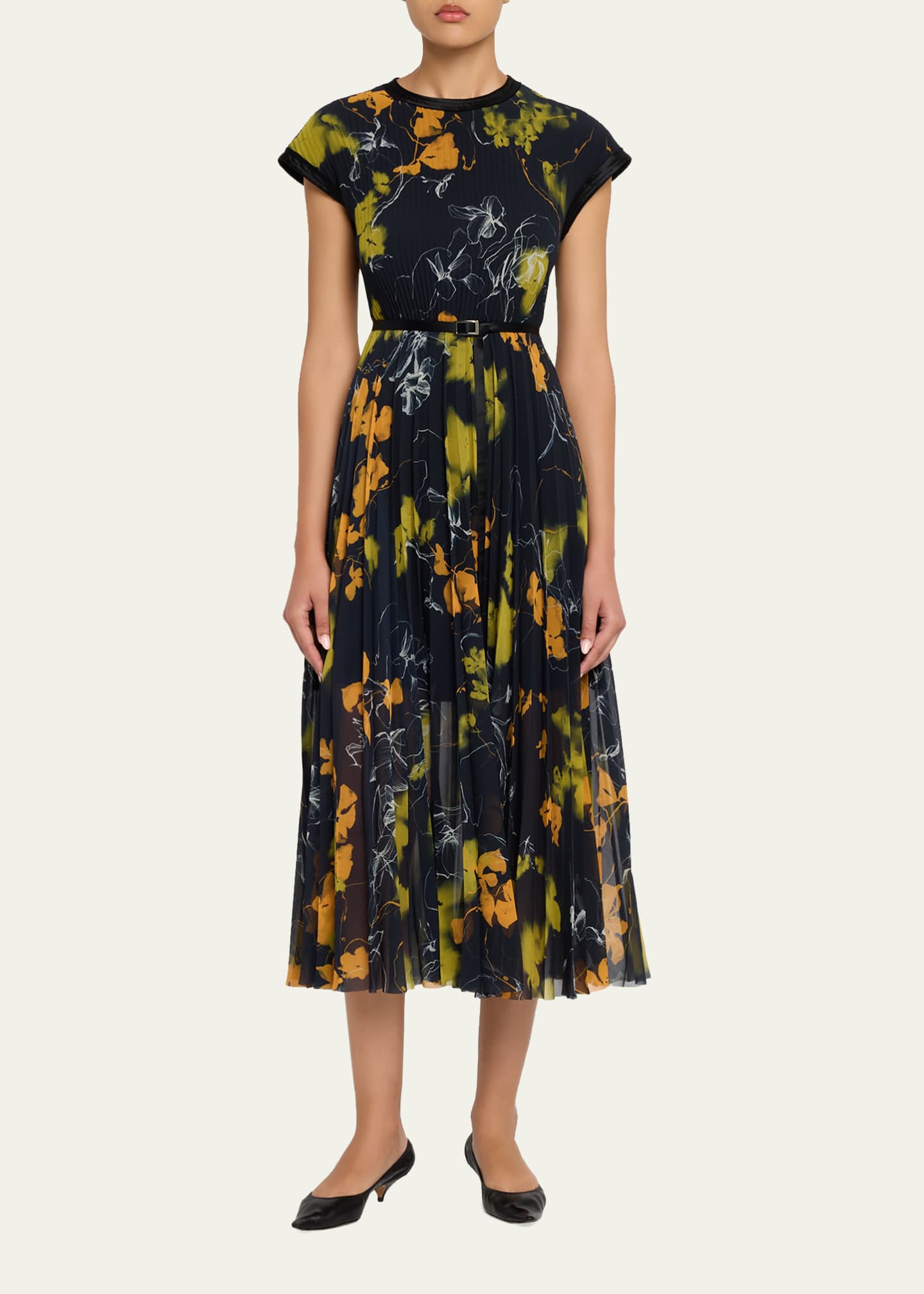 crepe de chine midi dress Matteau Bias Polka-dot Silk-crepe de Chine Midi Dress - Women - Chocolate Dresses