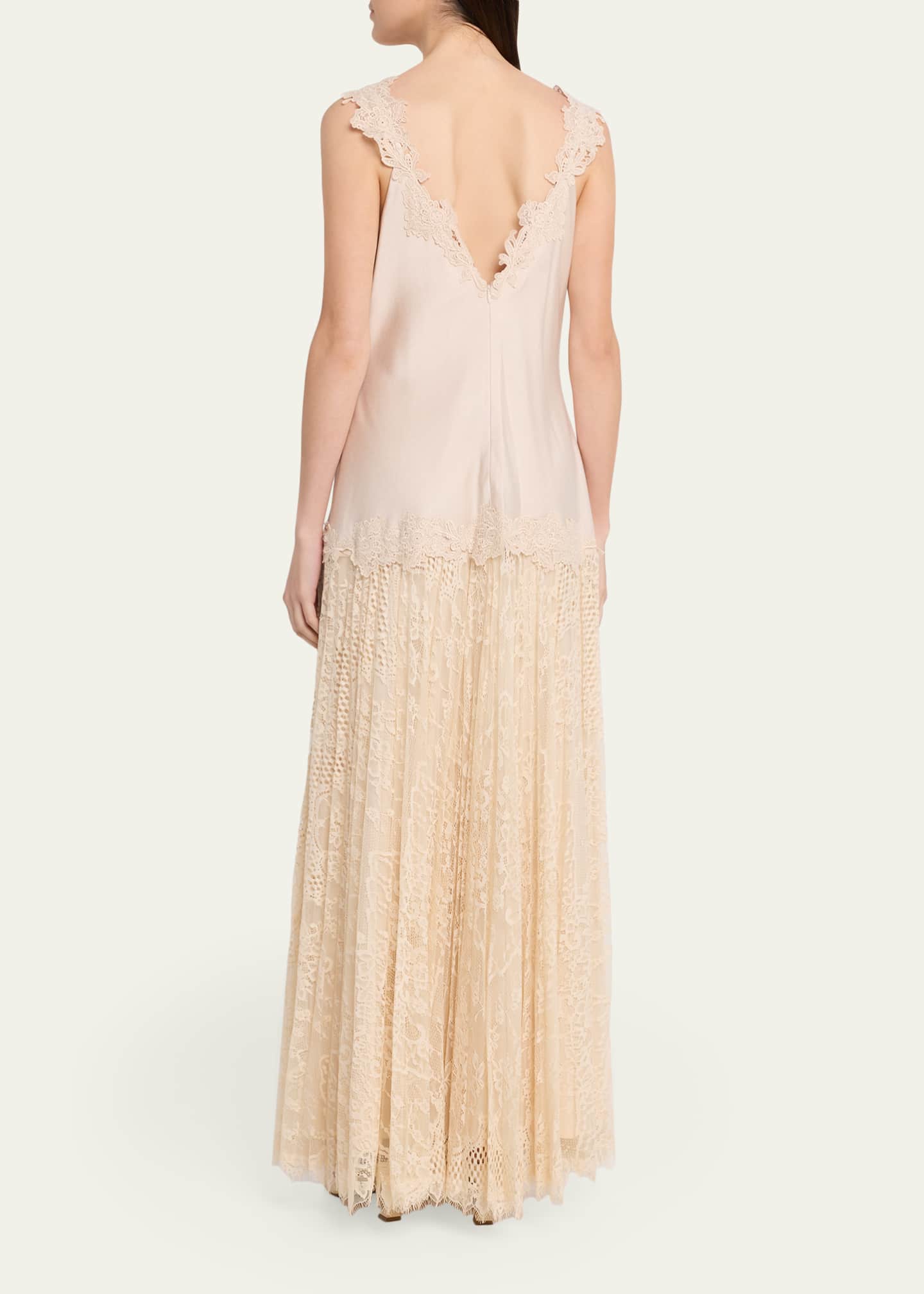 Kobi Halperin Grazia Sleeveless Mixed Media Maxi Dress - Bergdorf Goodman