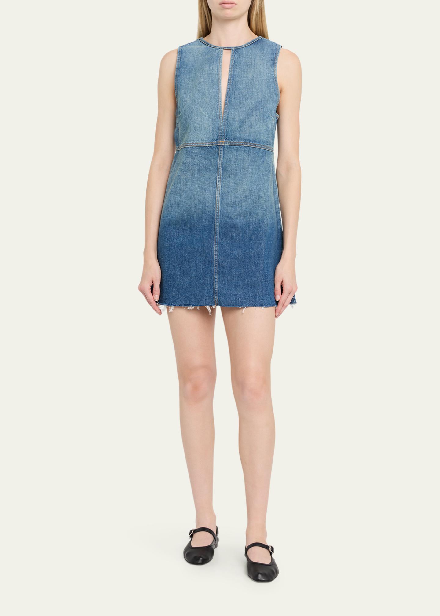 RE/DONE Tate Denim Mini Dress